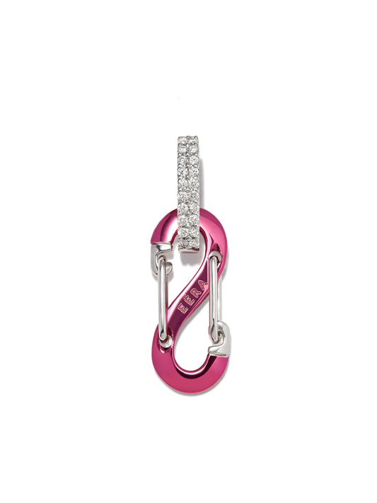 18kt white gold Romy diamond earring