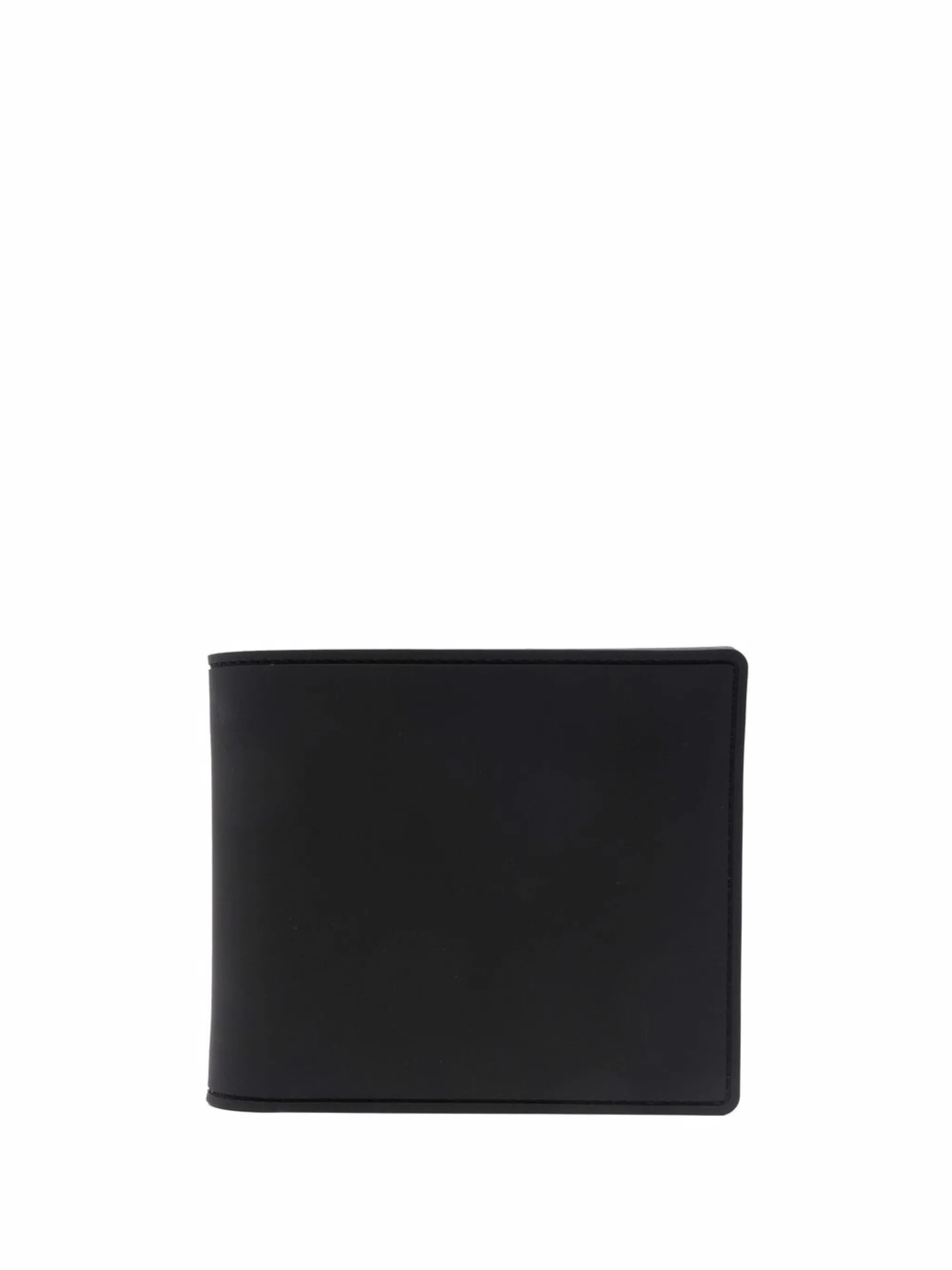 logo-embossed bi-fold wallet