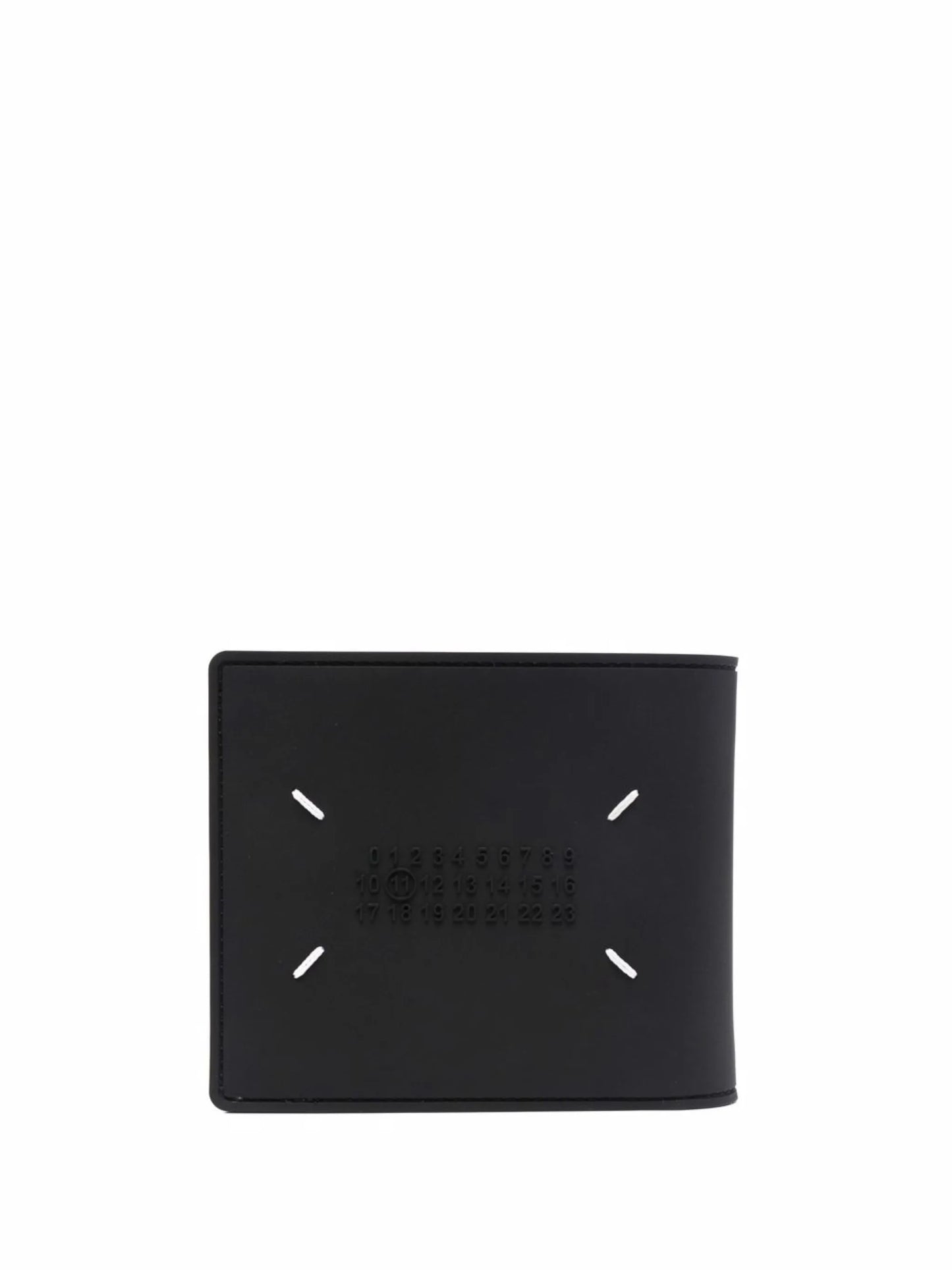 logo-embossed bi-fold wallet