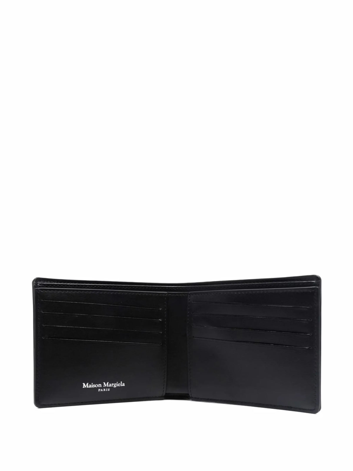 logo-embossed bi-fold wallet