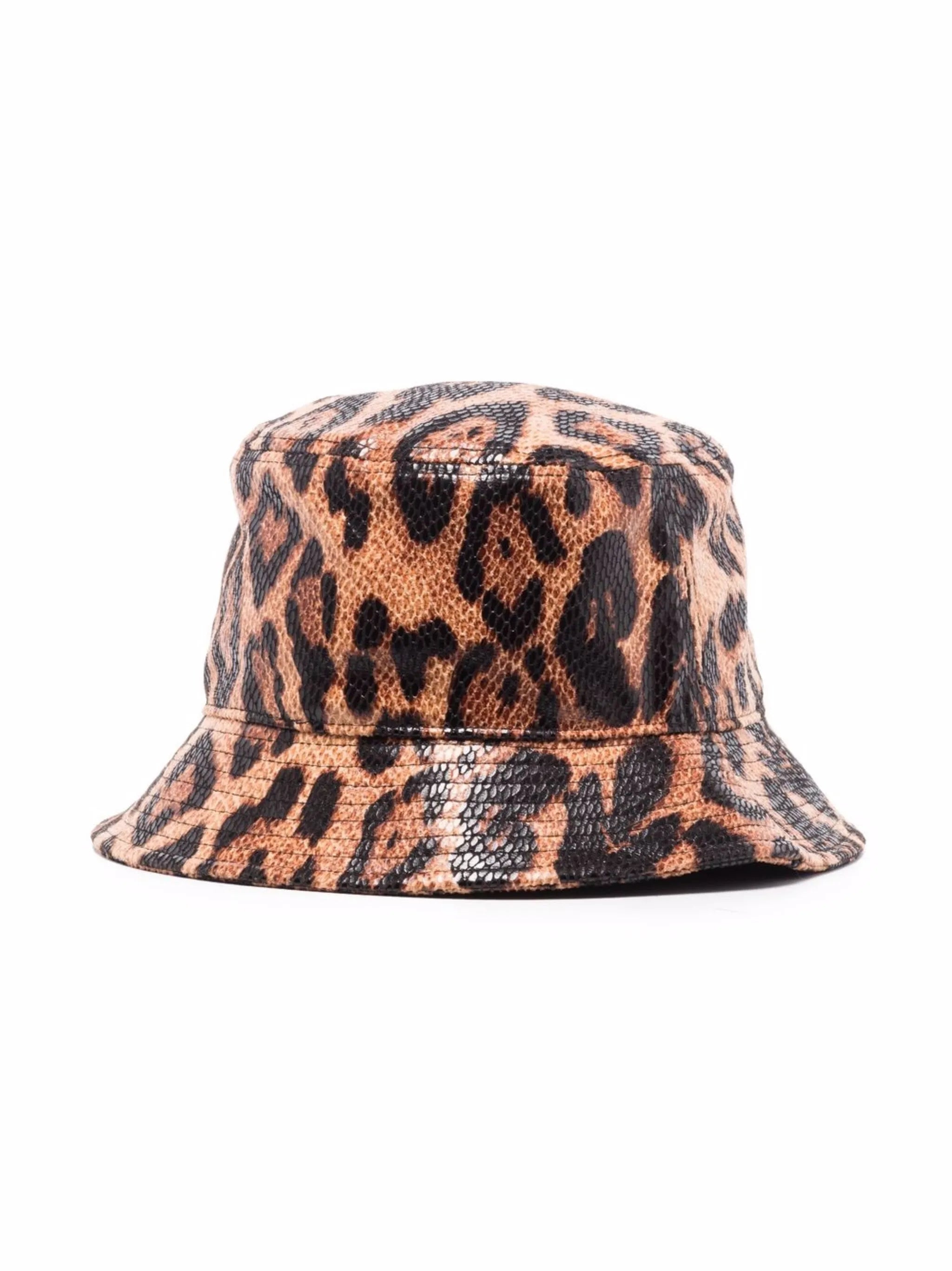 Vida leopard print bucket hat