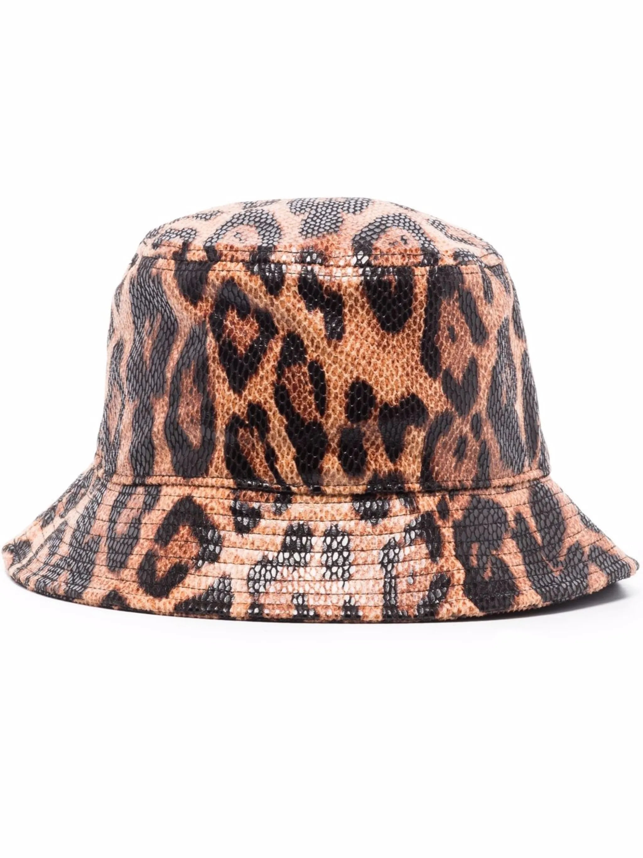 Vida leopard print bucket hat