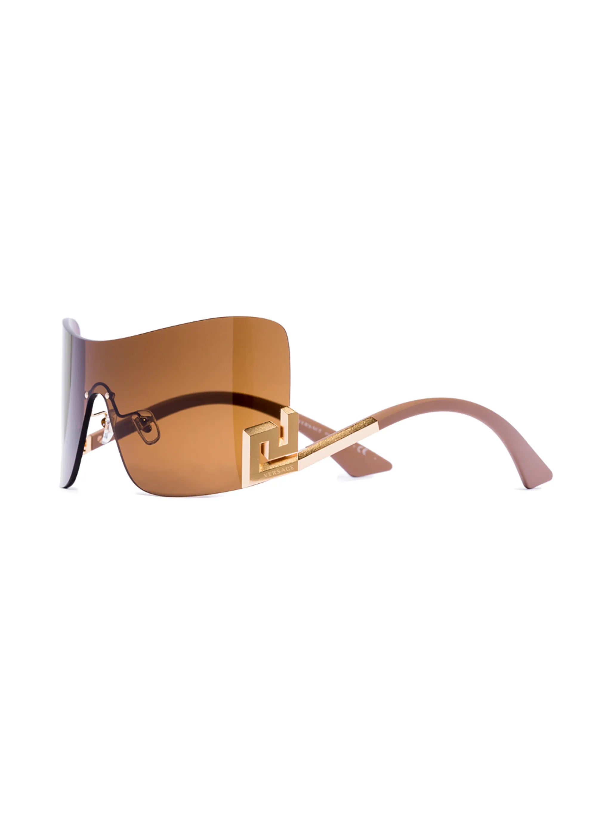 Greca detail oversized sunglasses