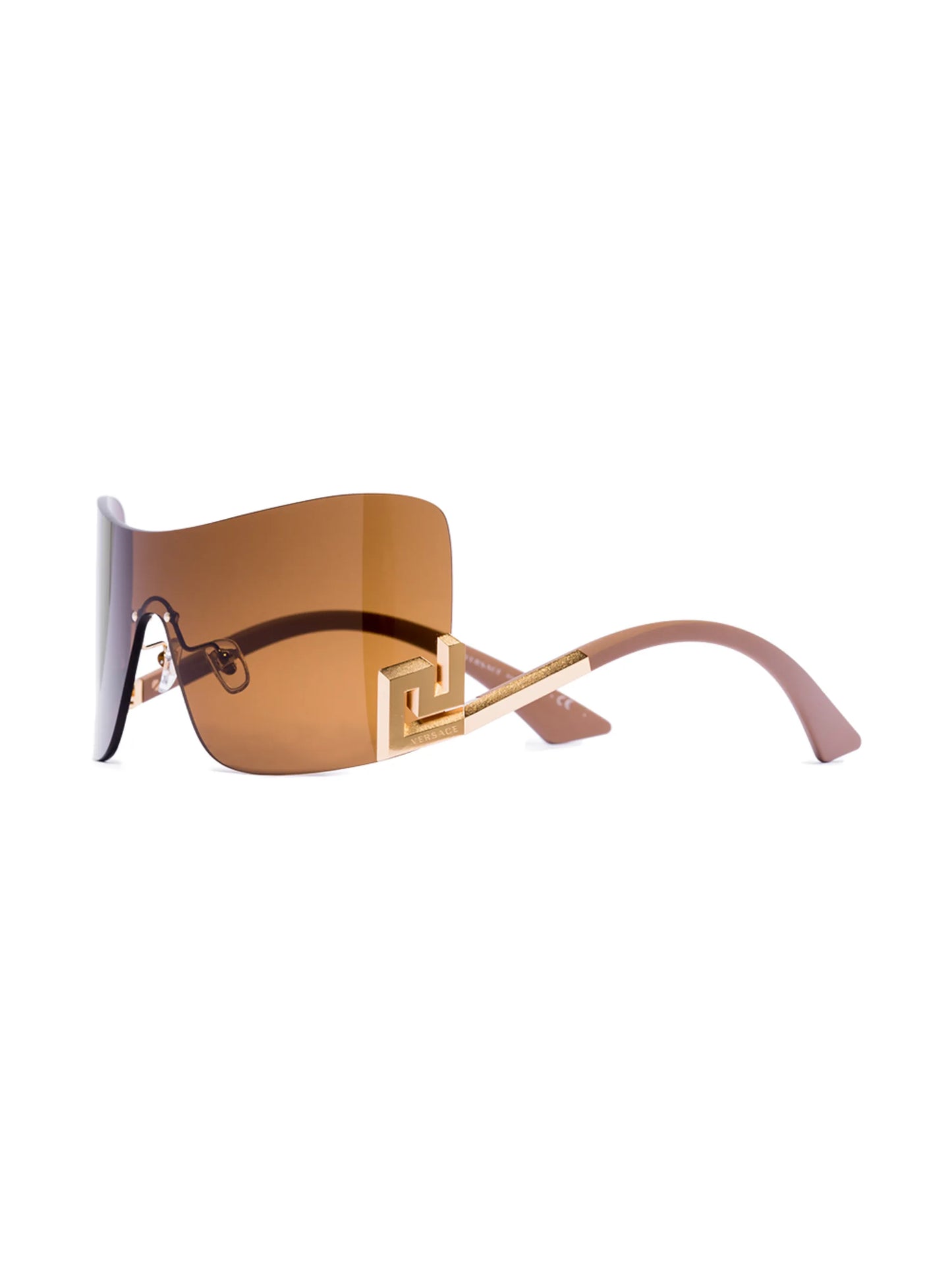 Greca detail oversized sunglasses