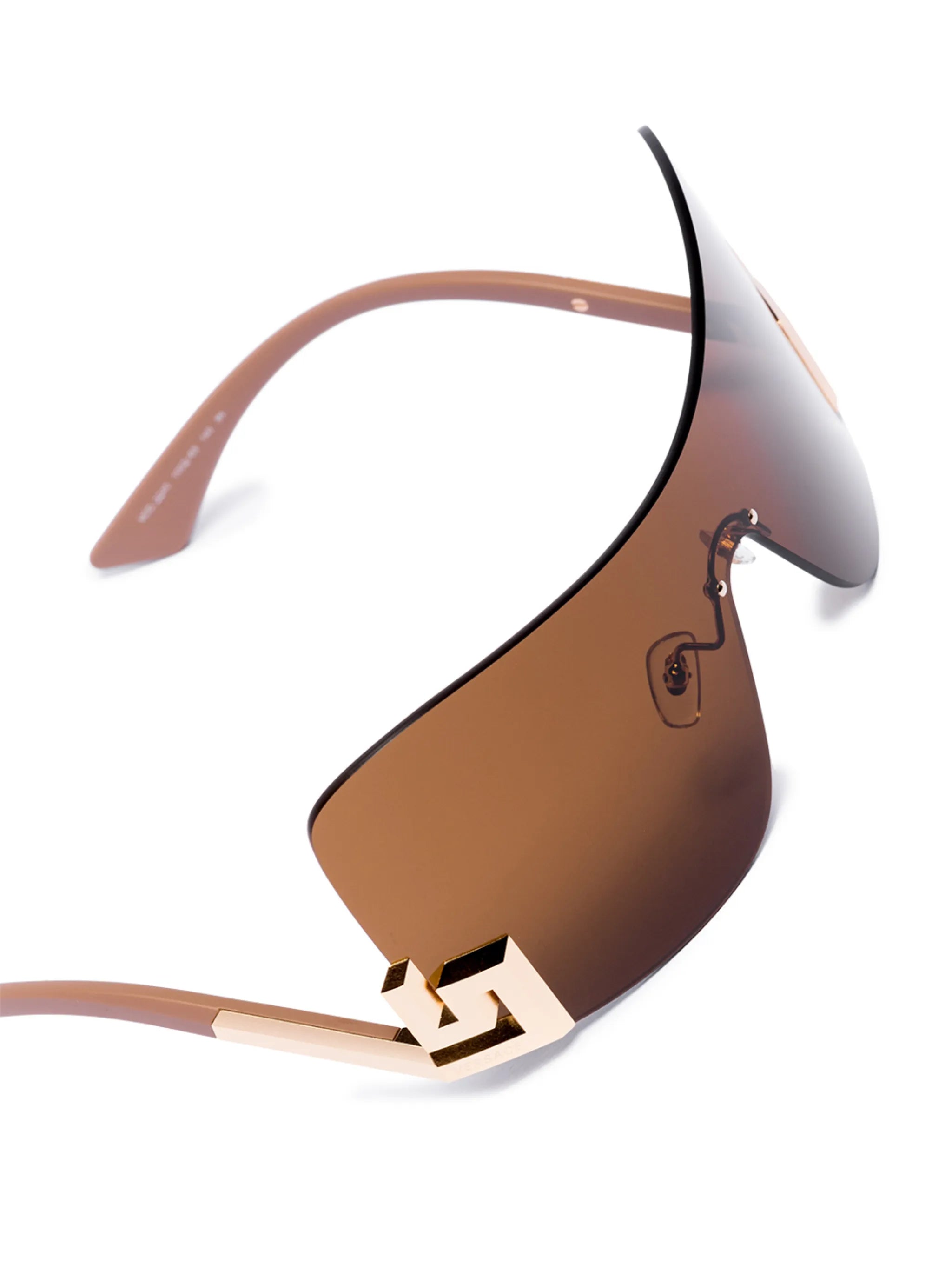 Greca detail oversized sunglasses