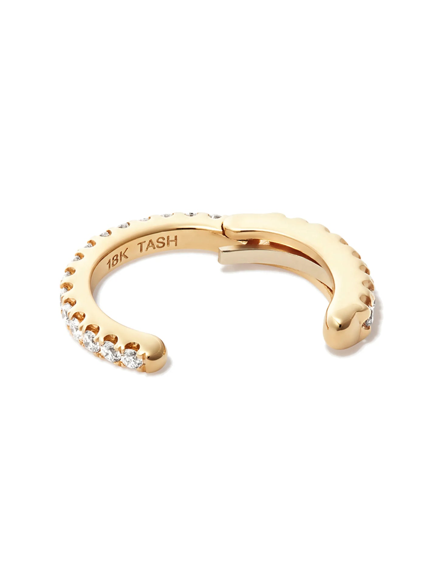 18kt yellow gold diamond ear cuff