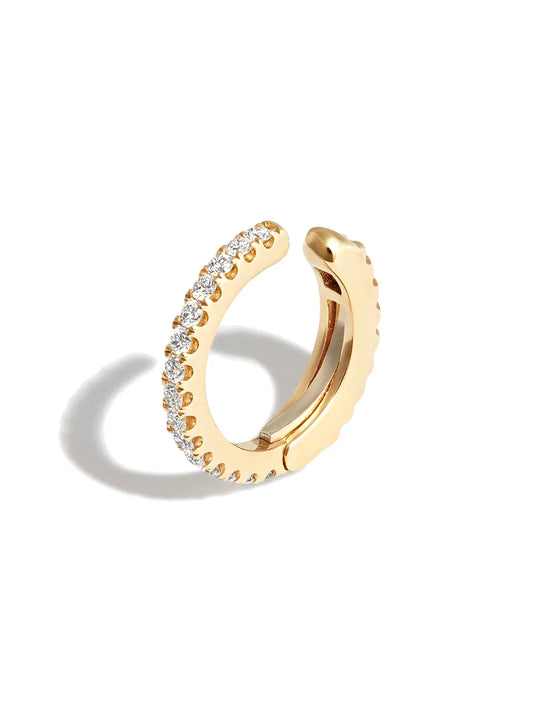 18kt yellow gold diamond ear cuff