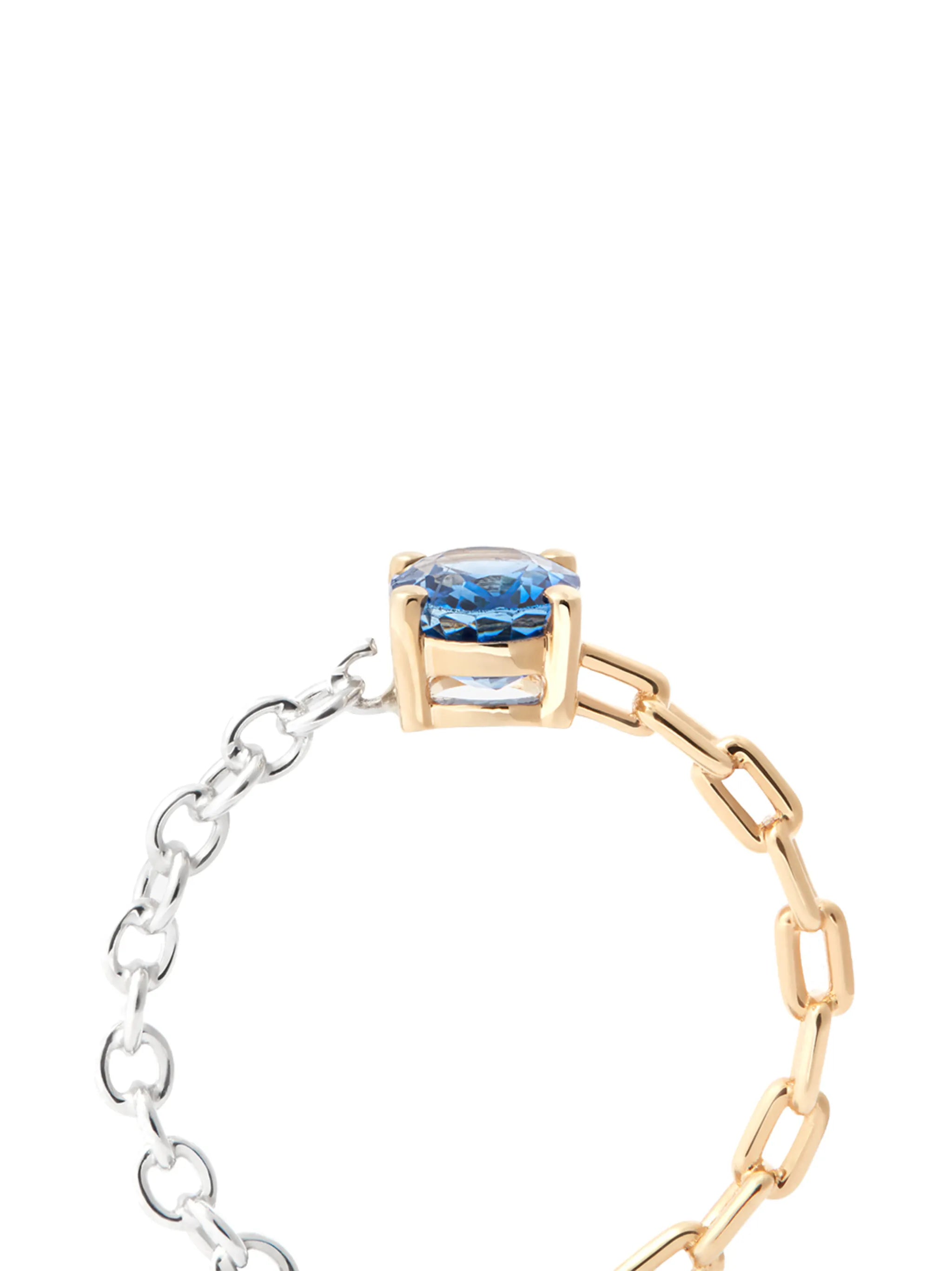 9kt gold solitaire sapphire ring