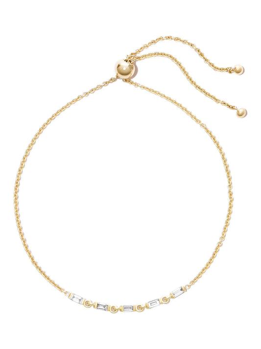 14kt yellow gold diamond bracelet