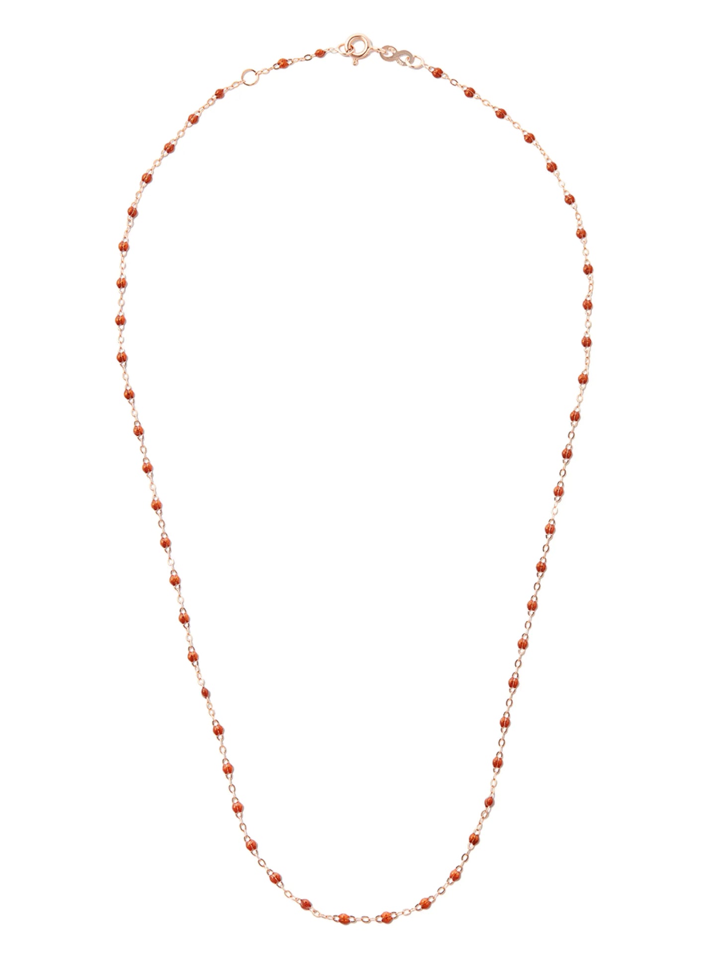 18kt rose gold Classic Gigi beaded necklace