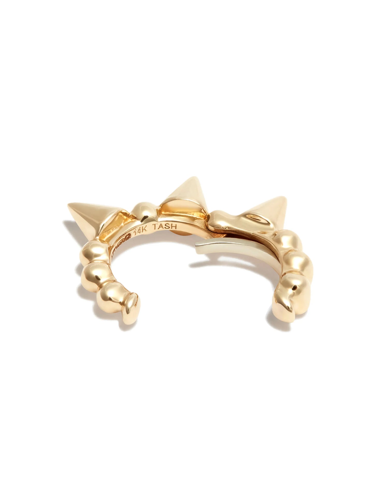 14kt yellow gold ear cuff