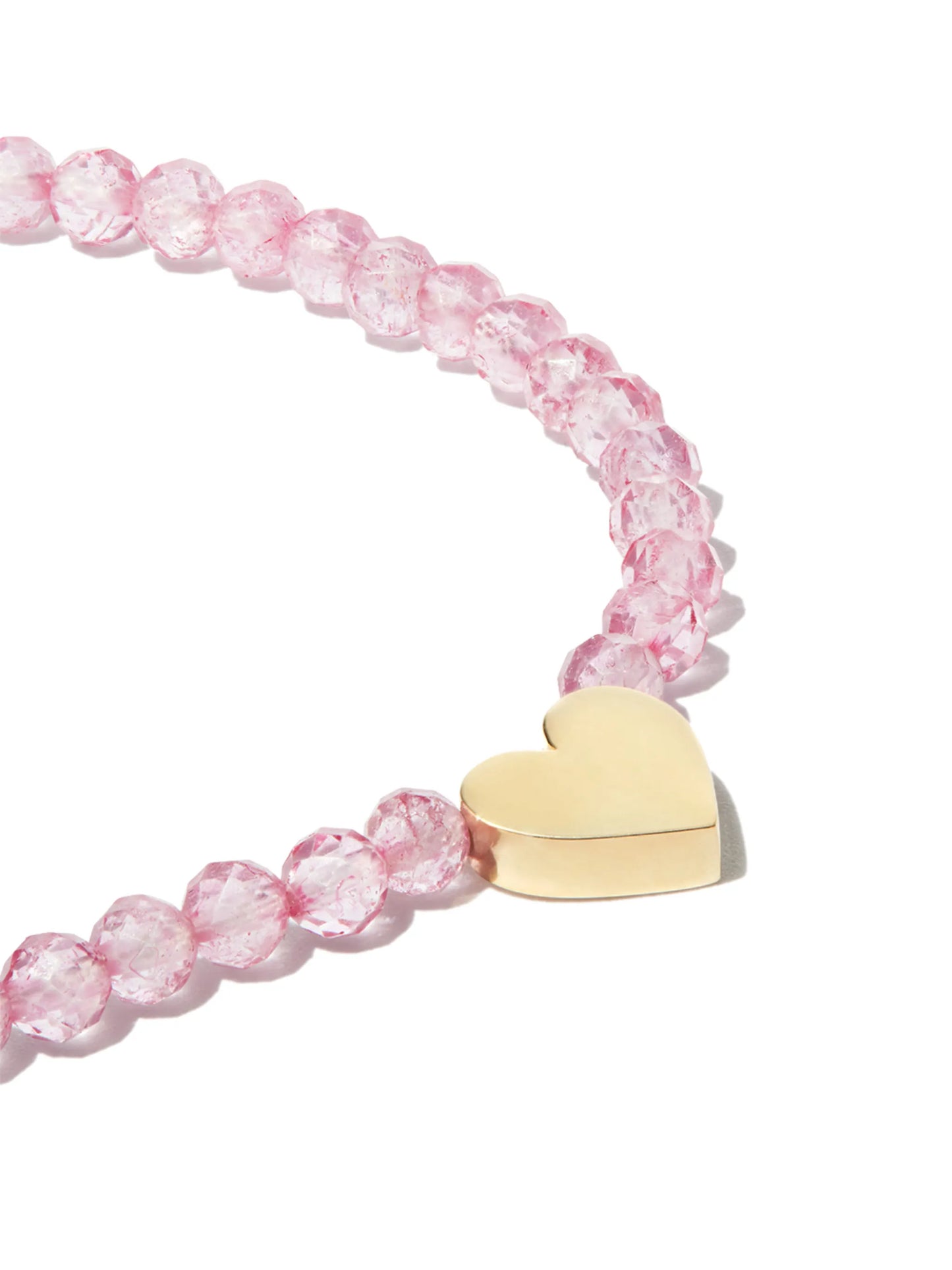 14kt yellow gold Warrior Heart amazonite necklace