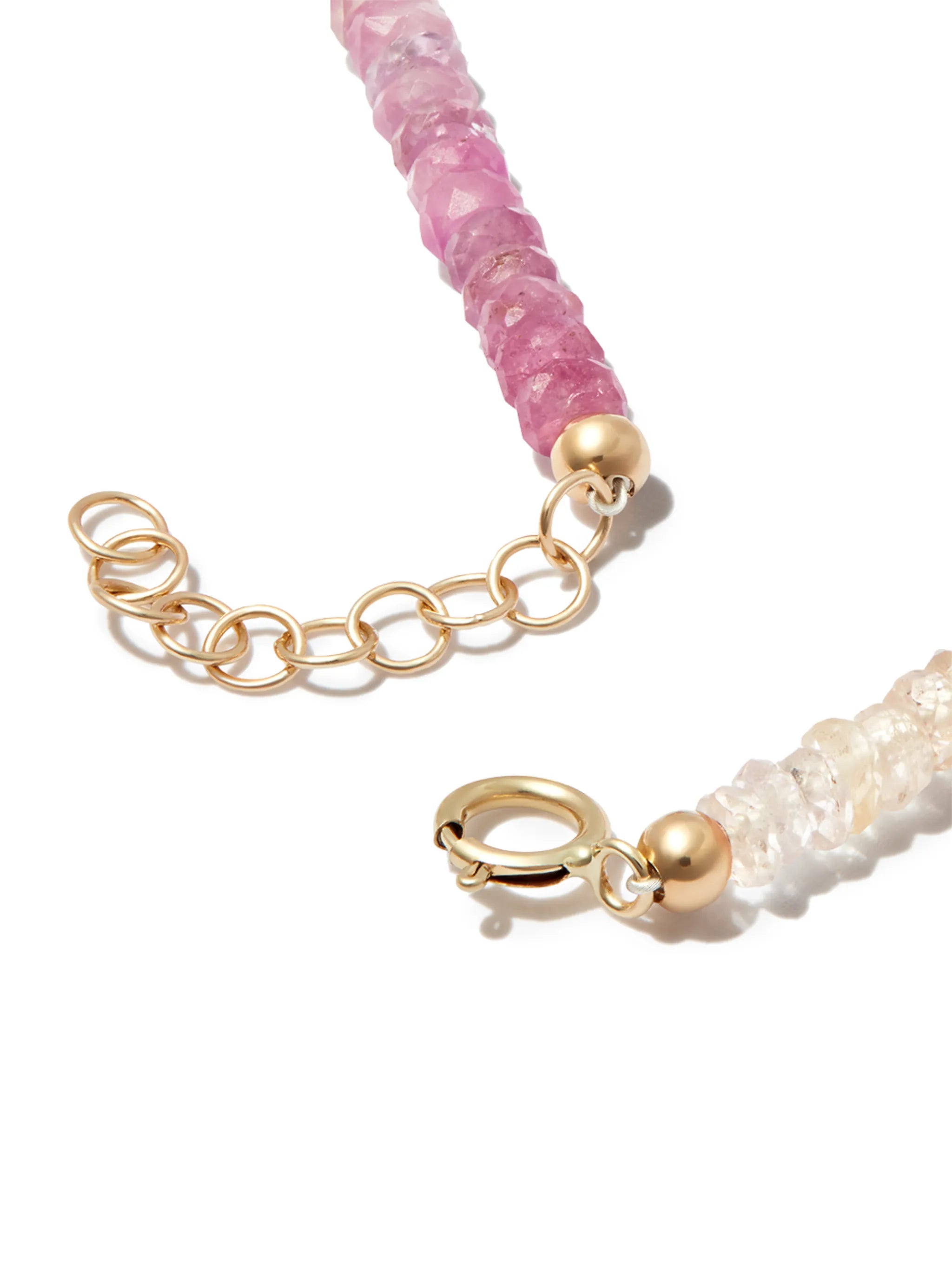 9kt yellow gold Rocky sapphire bracelet