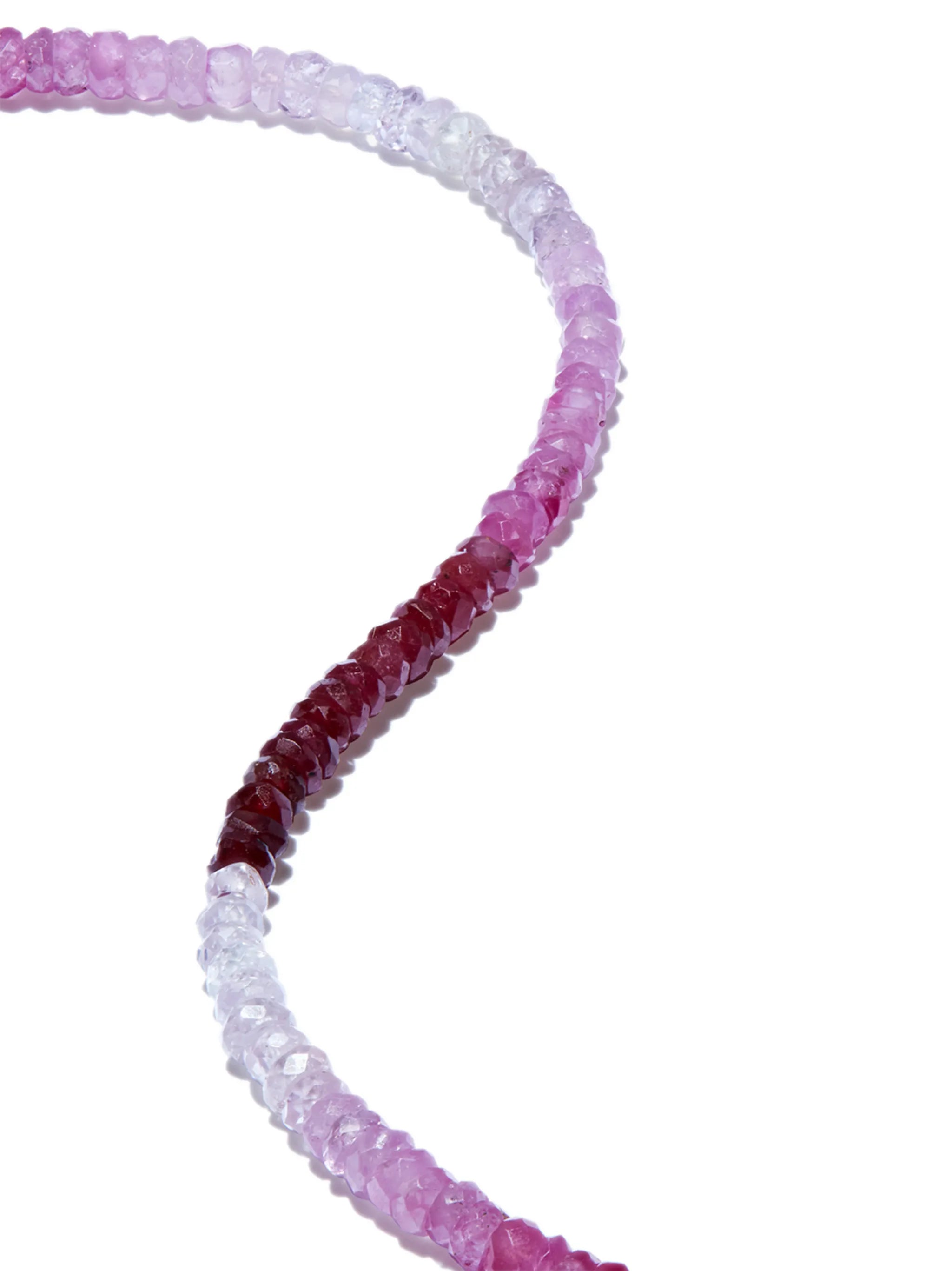Rocky beaded ruby bracelet