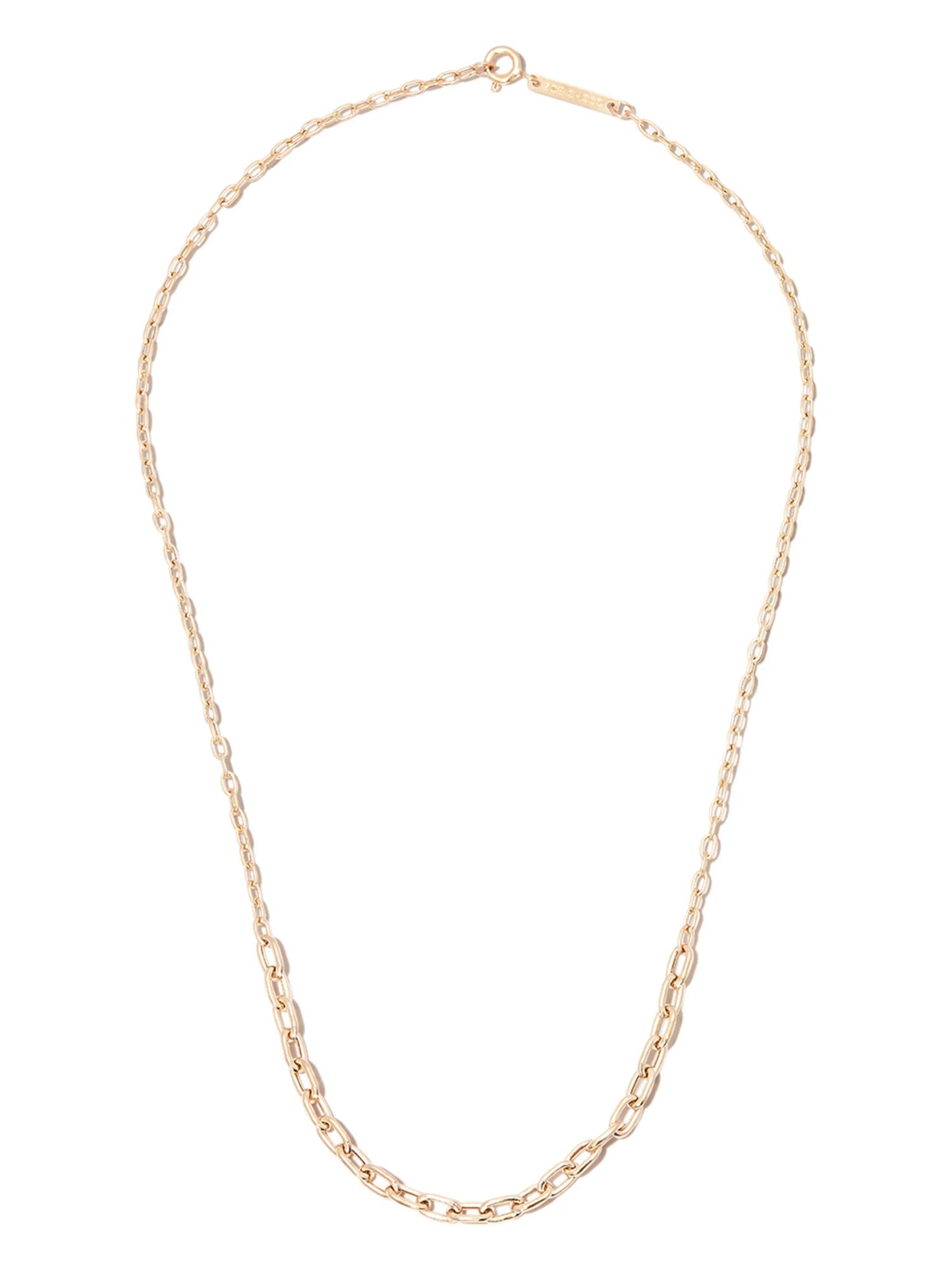 14kt yellow gold mixed-chain necklace