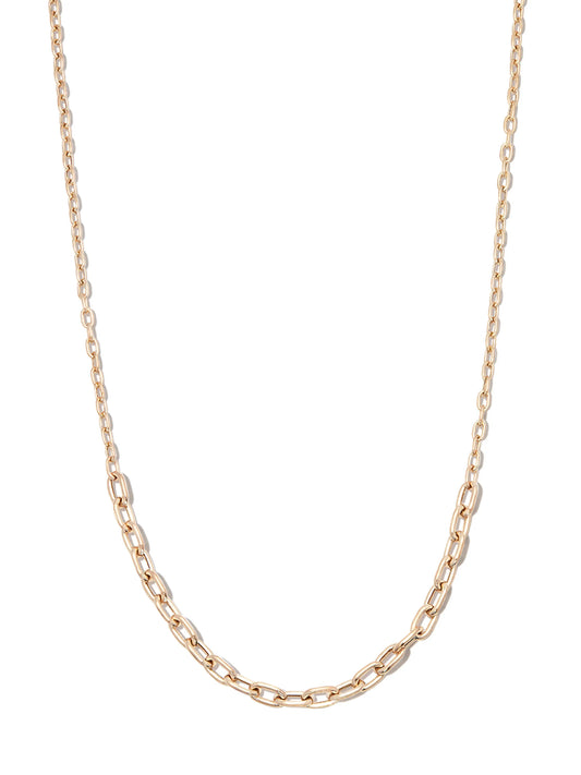 14kt yellow gold mixed-chain necklace