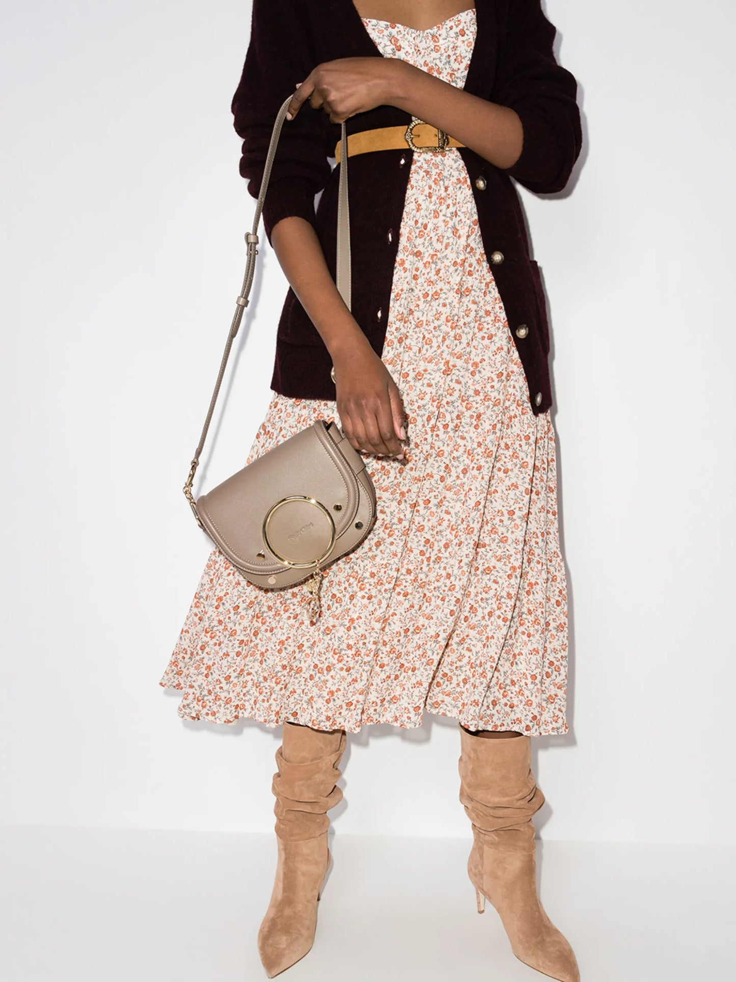 Mara leather crossbody bag