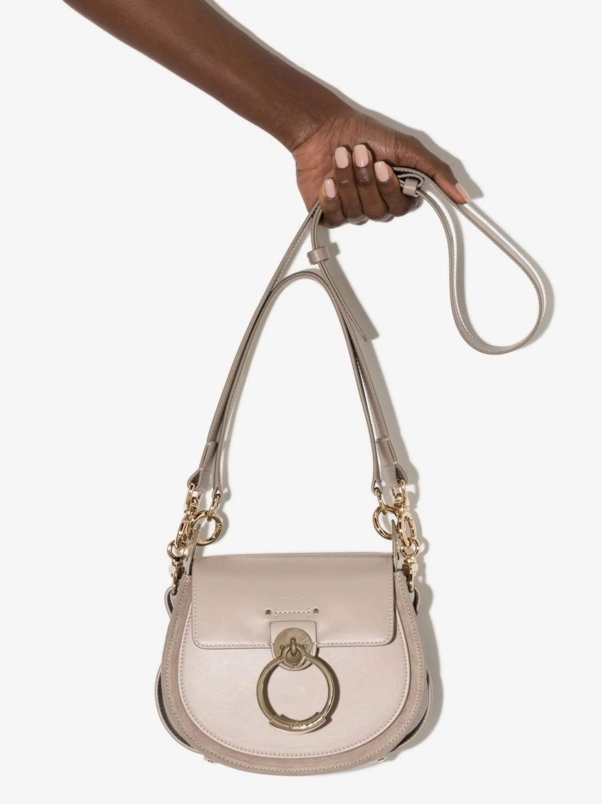 Tess leather shoulder bag