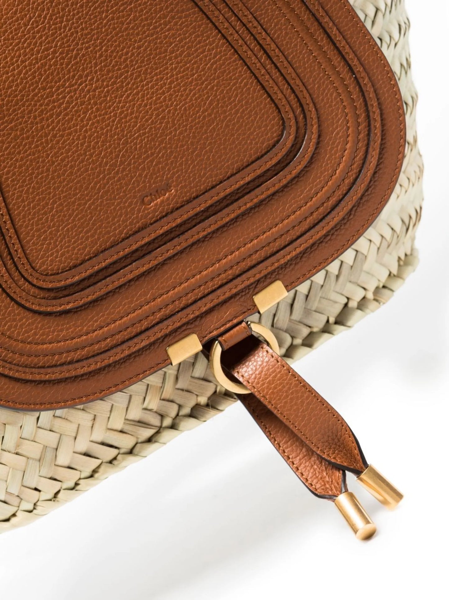 Marcie raffia tote bag