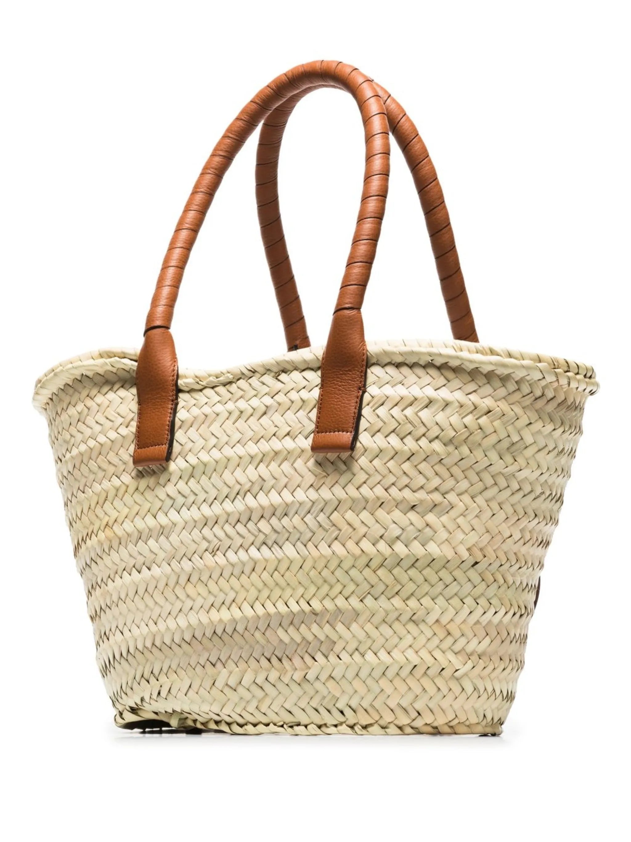 Marcie raffia tote bag