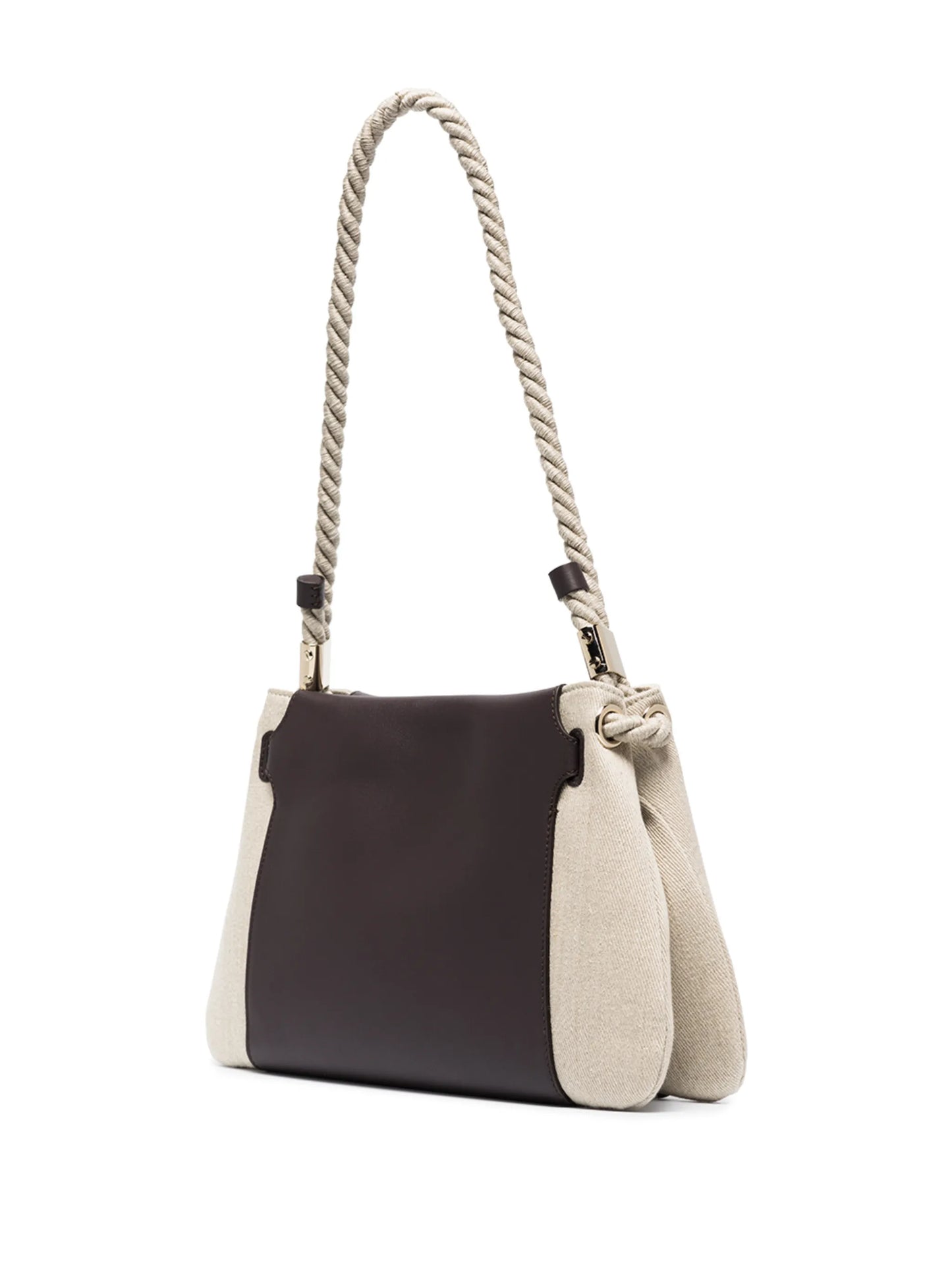Key panelled shoulder bag