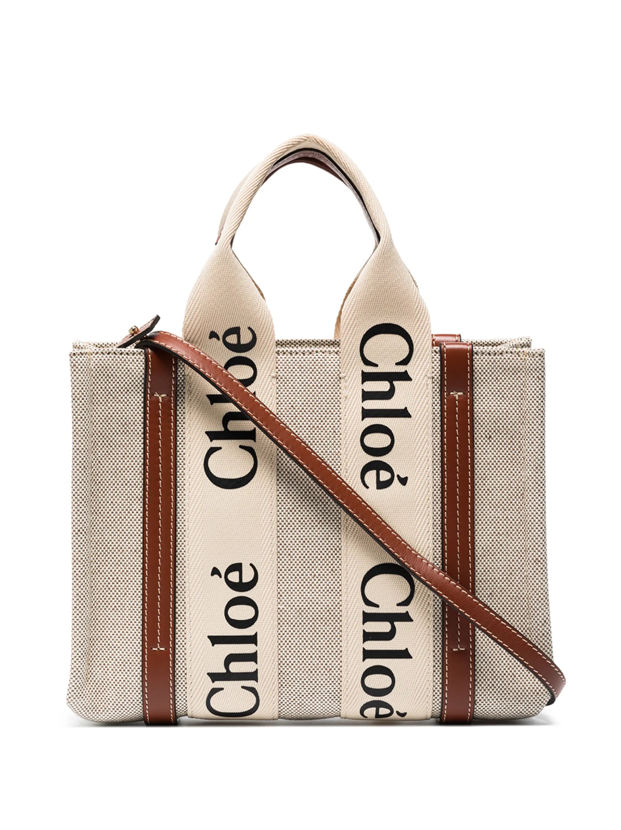 Woody logo tote bag