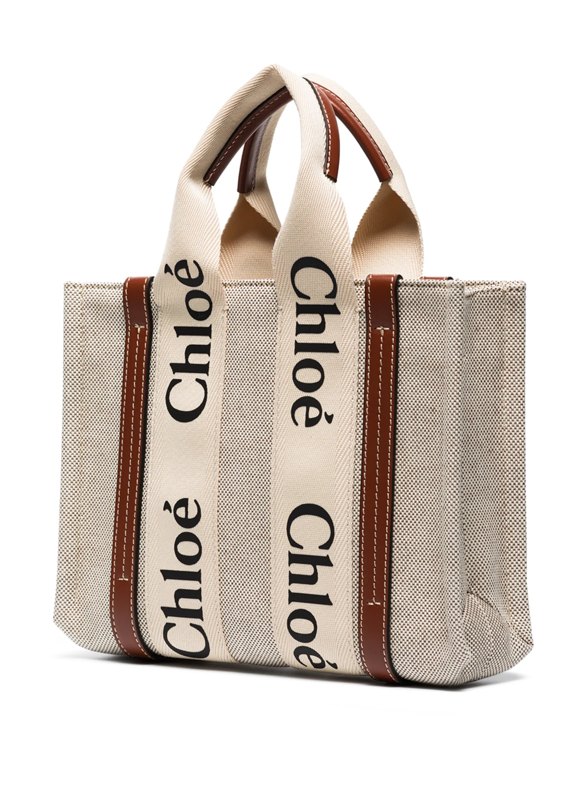 Woody logo tote bag