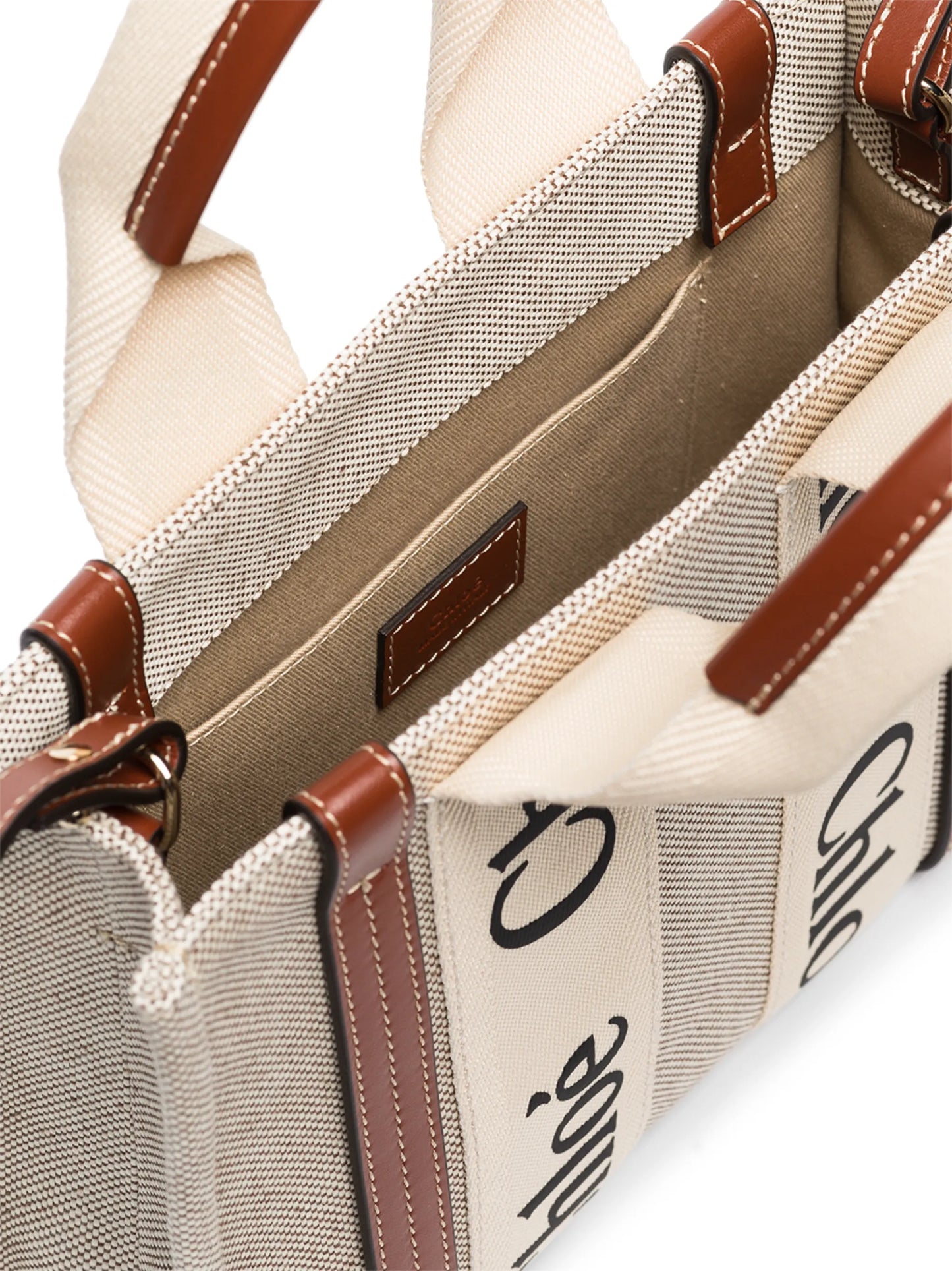 Woody logo tote bag