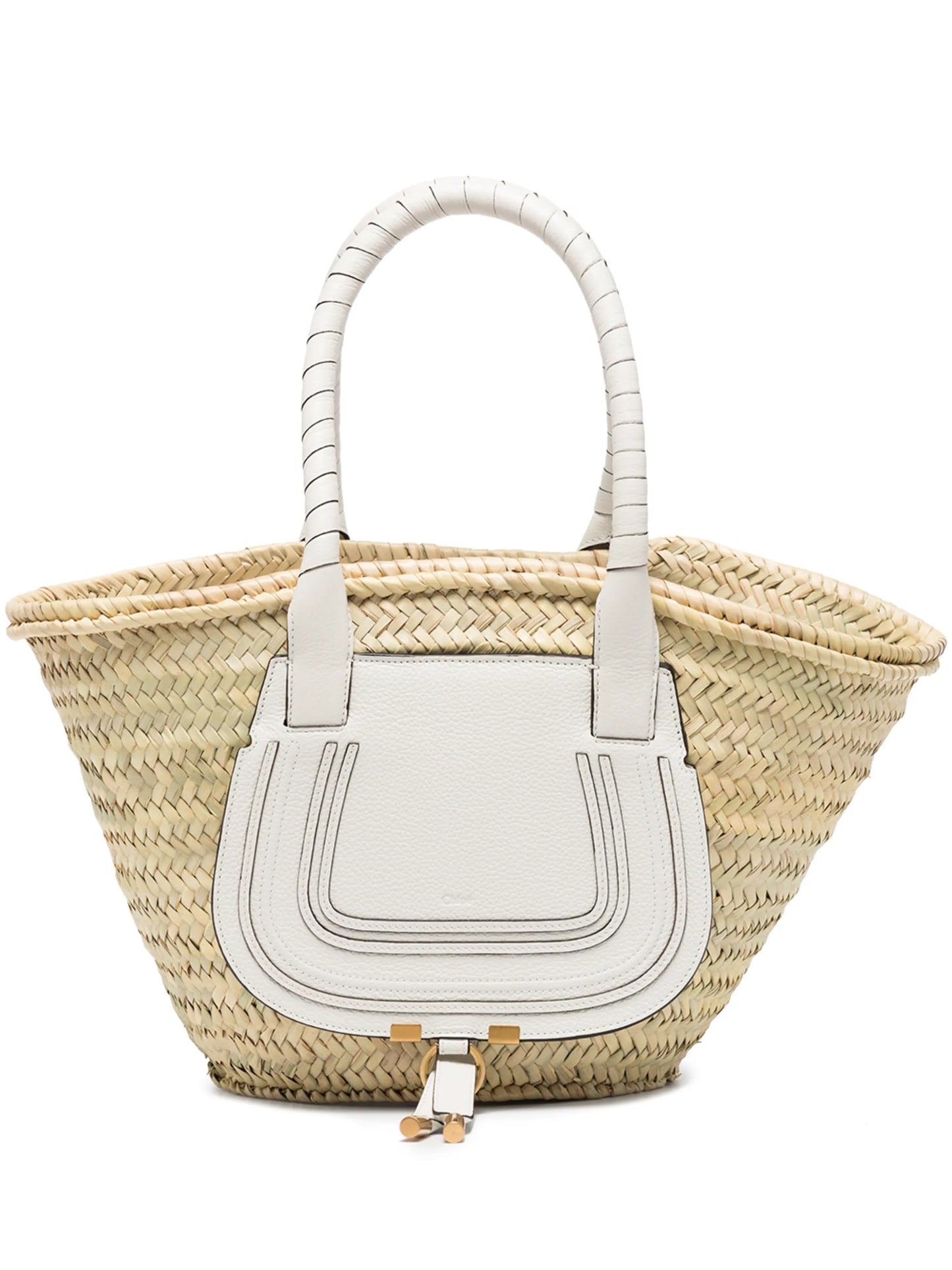 Marcie raffia tote bag