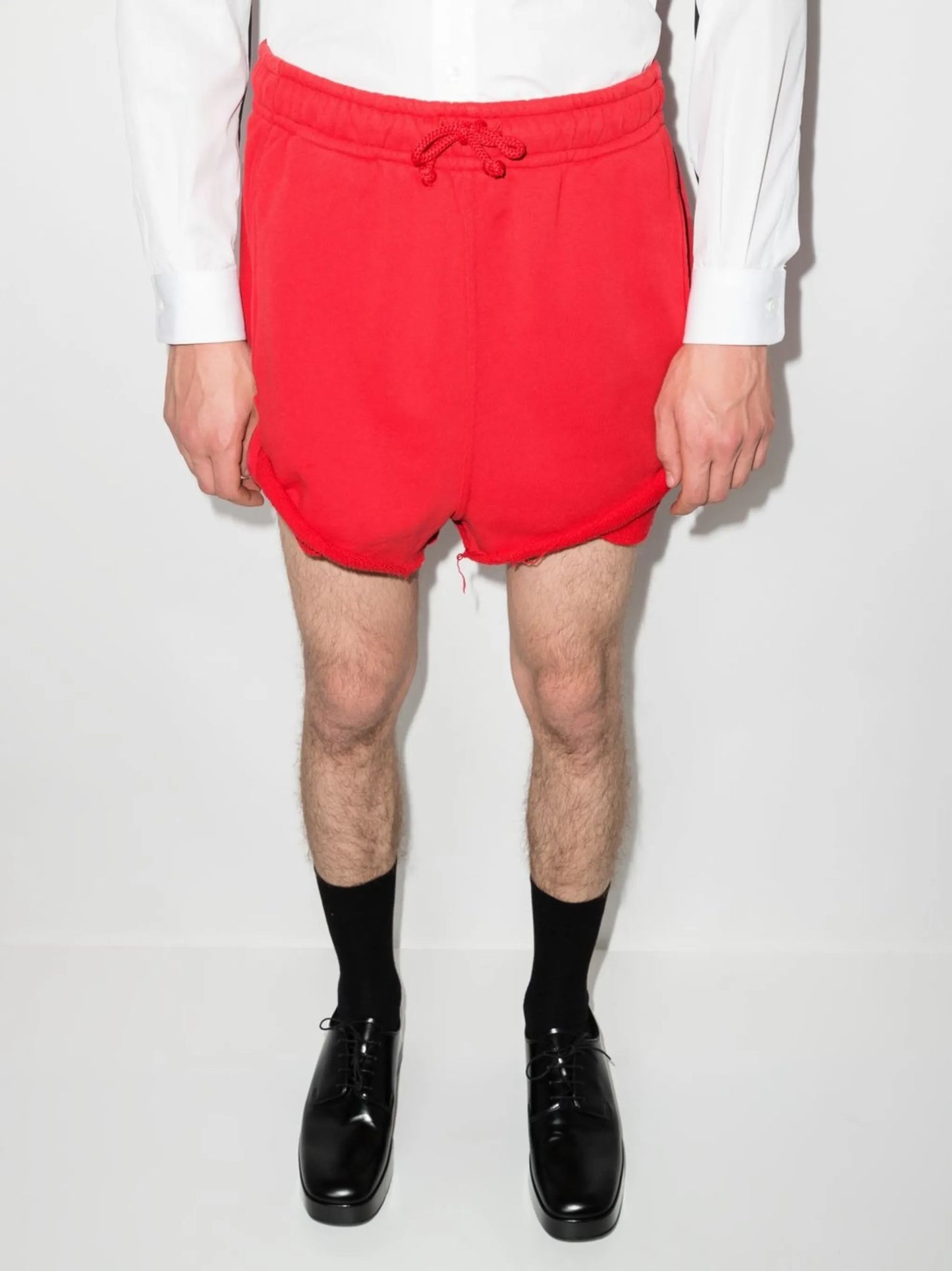 patch-detail track shorts