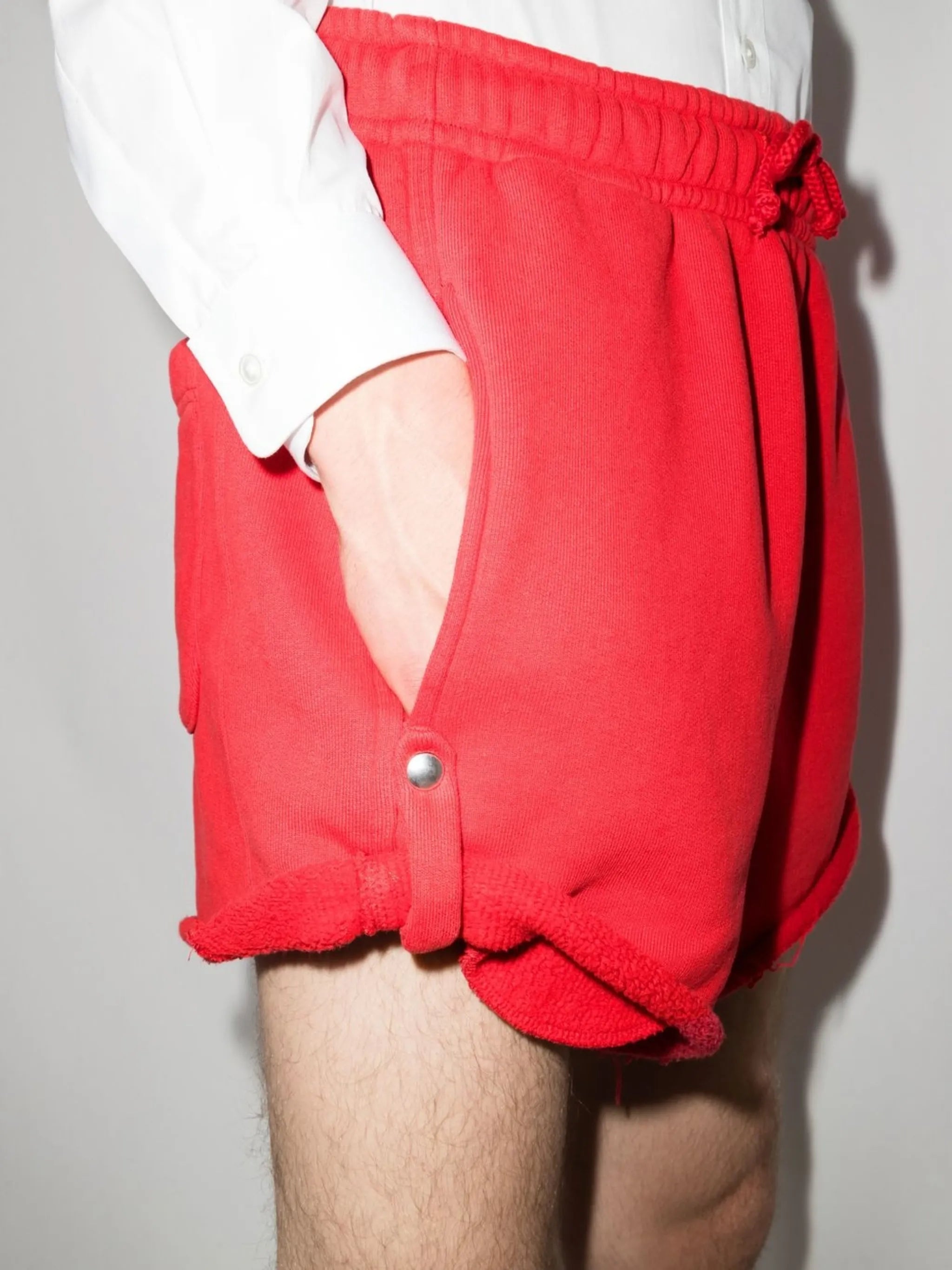 patch-detail track shorts