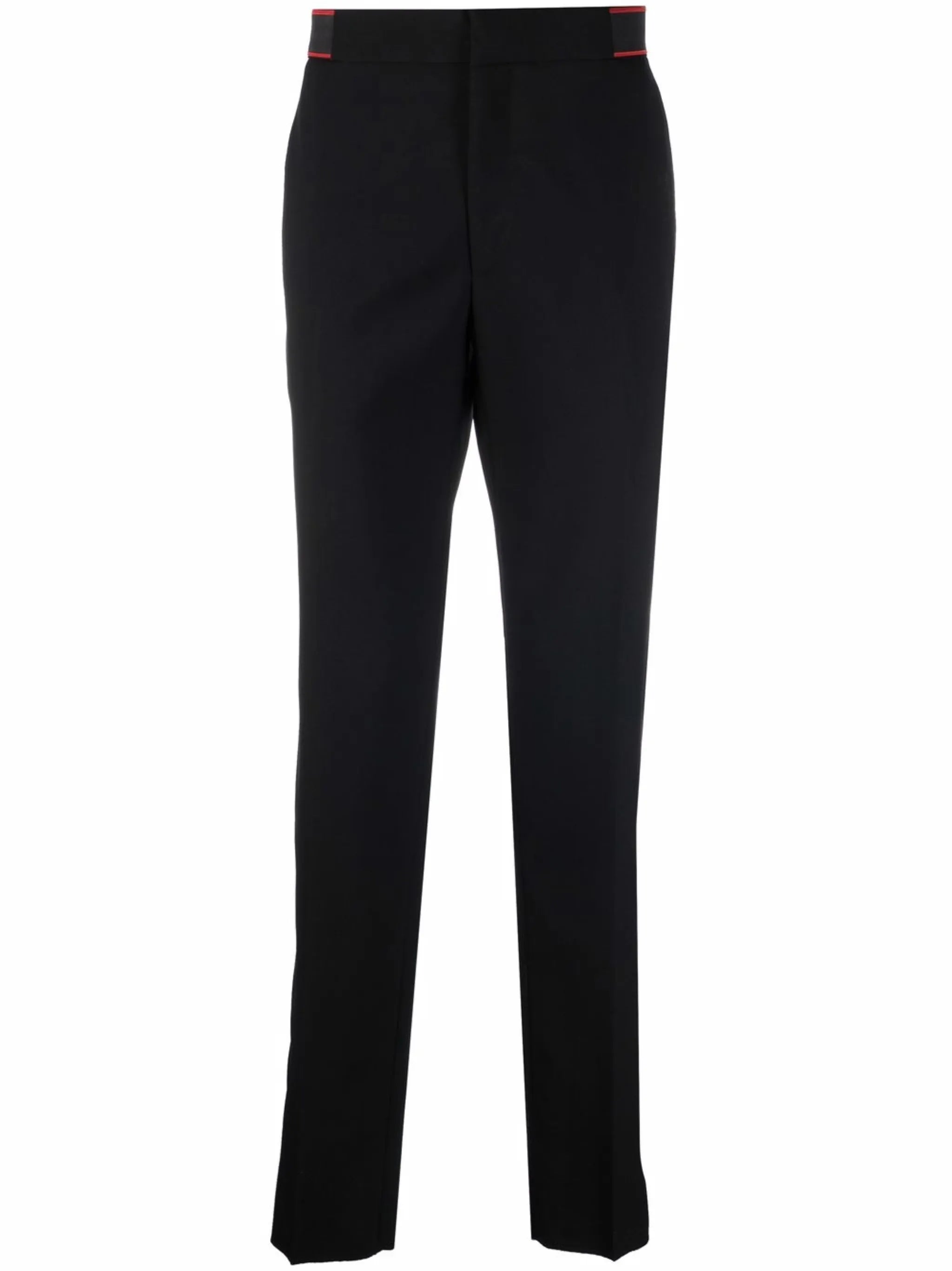 logo-waistband tailored trousers