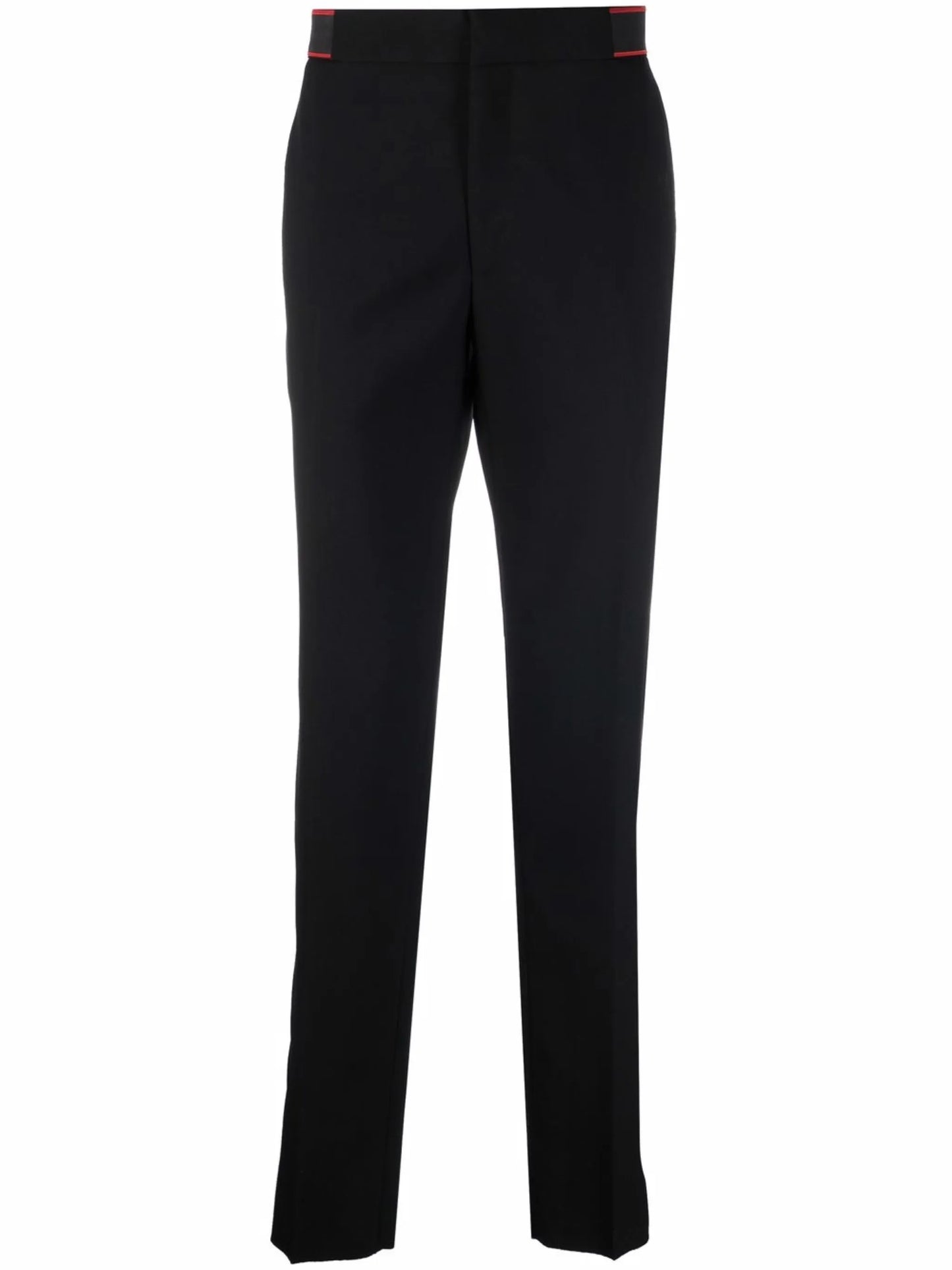 logo-waistband tailored trousers