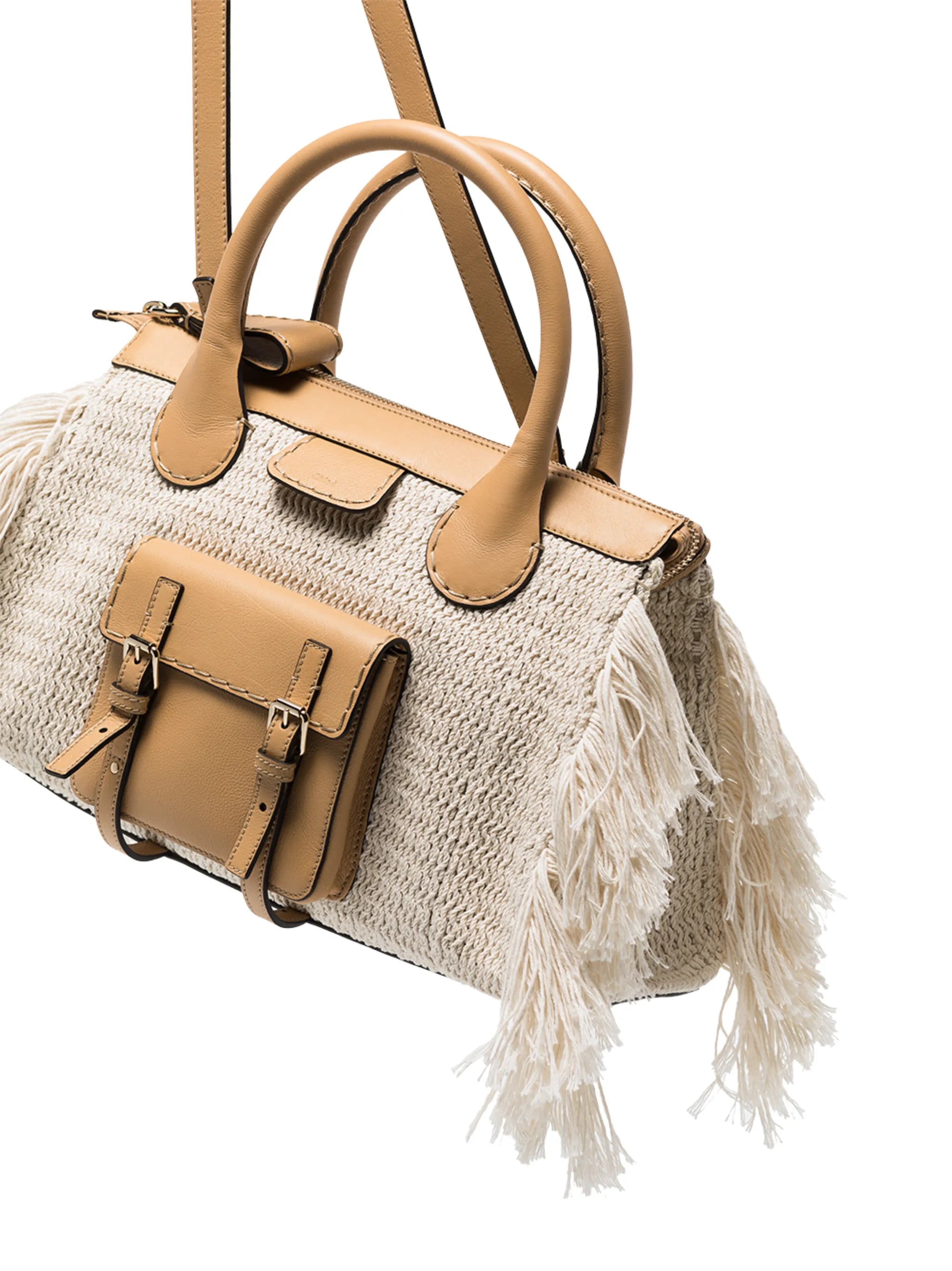 Edith knitted tote bag