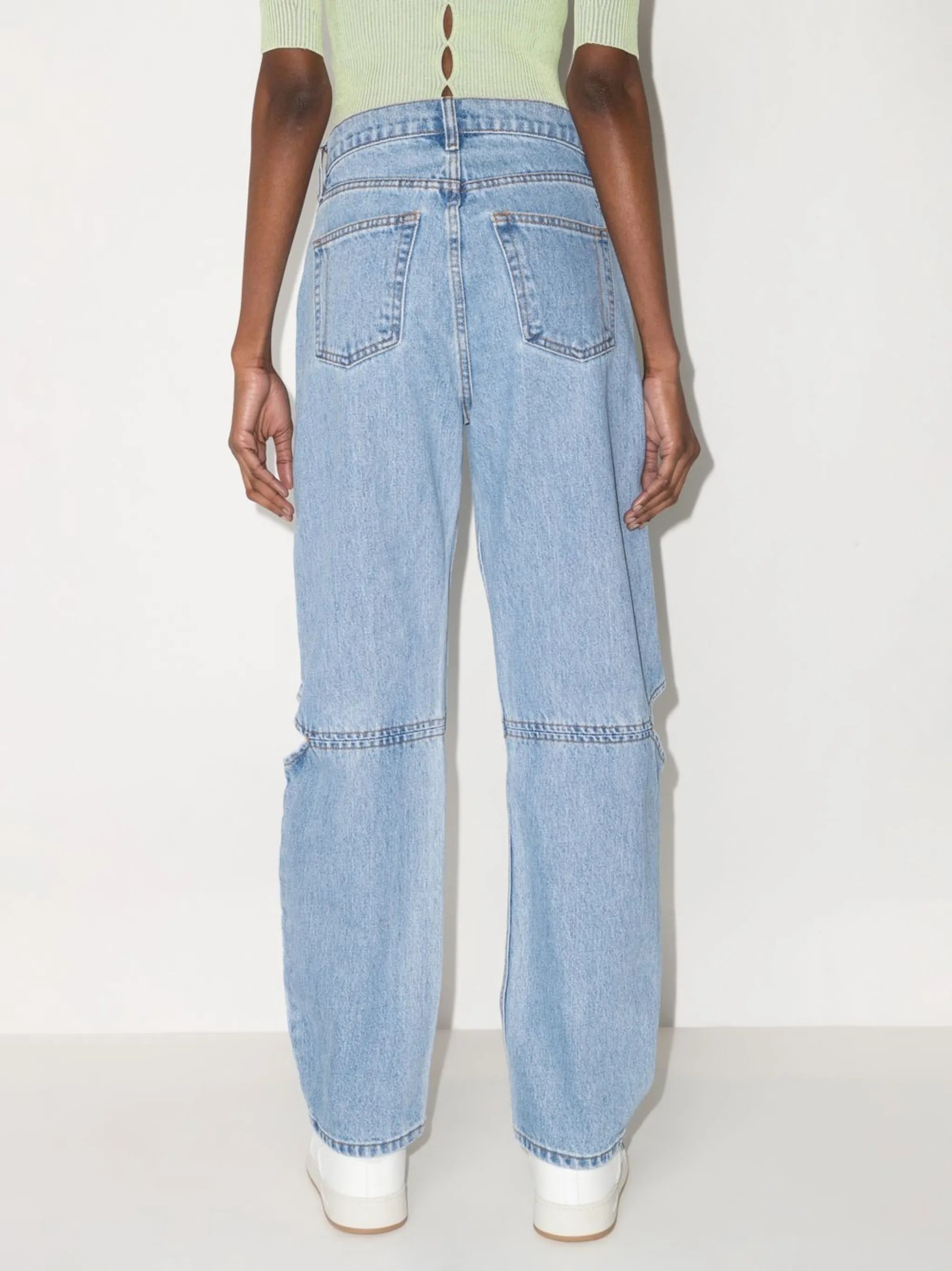 Cowgirl cut-out jeans