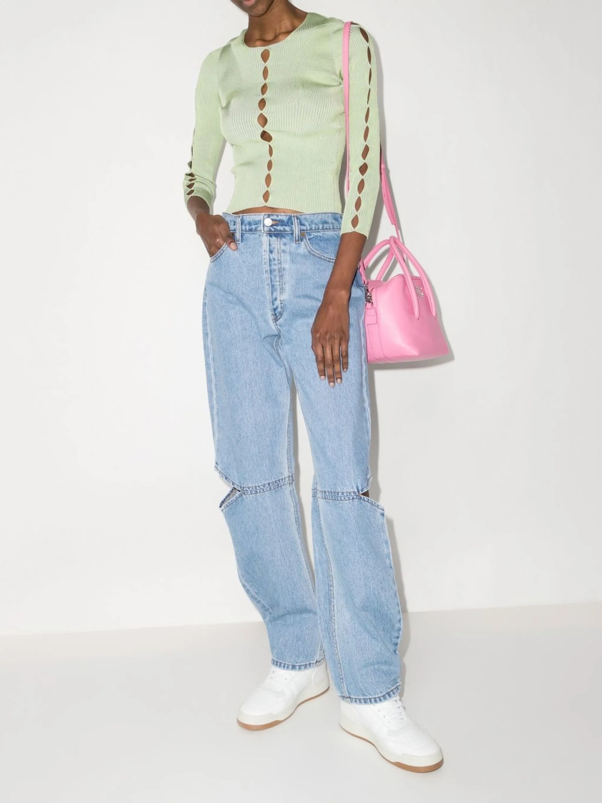 Cowgirl cut-out jeans
