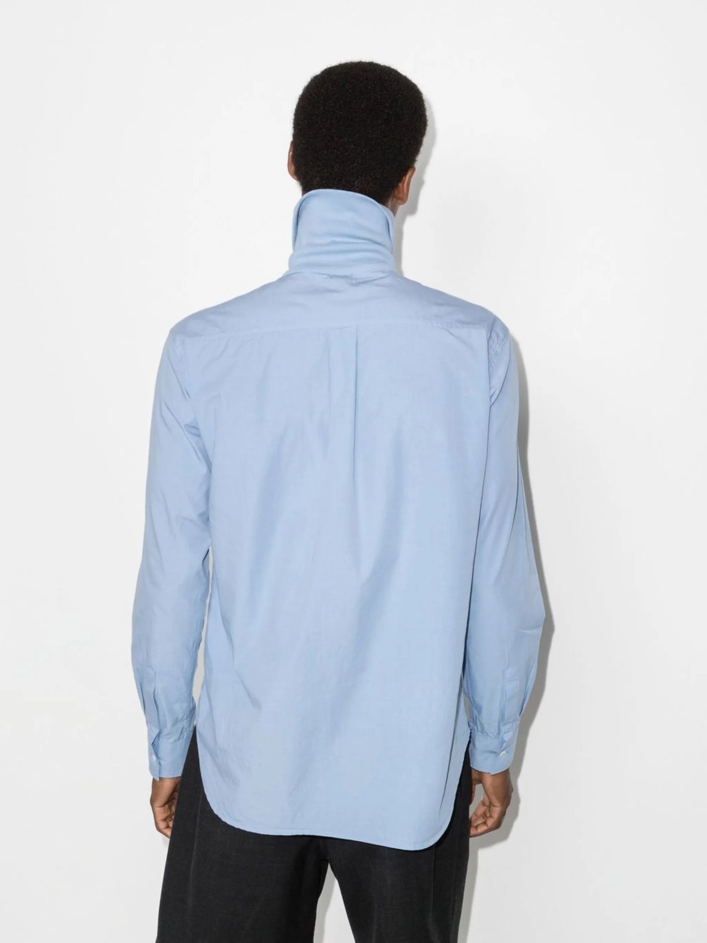 buttoned-up cotton shirt