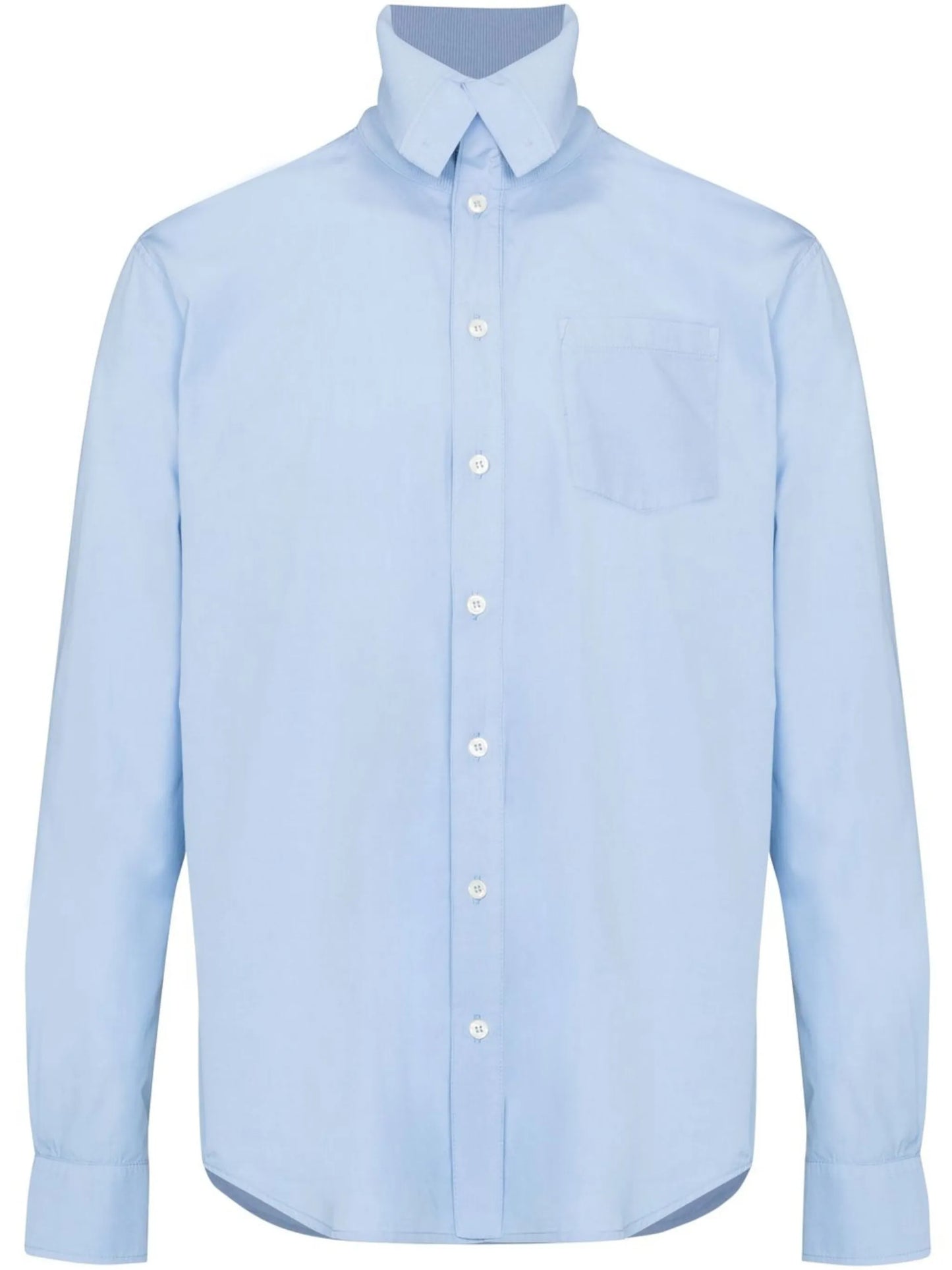 buttoned-up cotton shirt