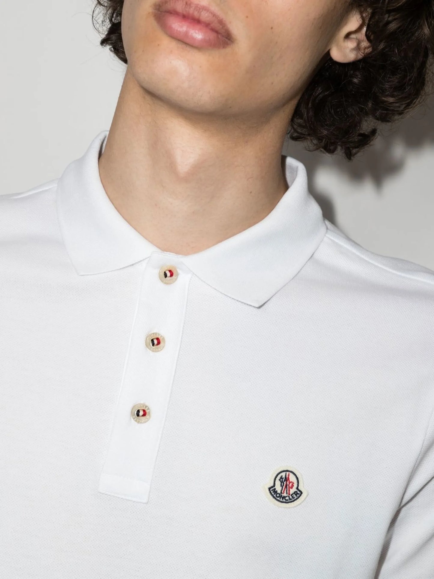 embroidered-logo polo shirt
