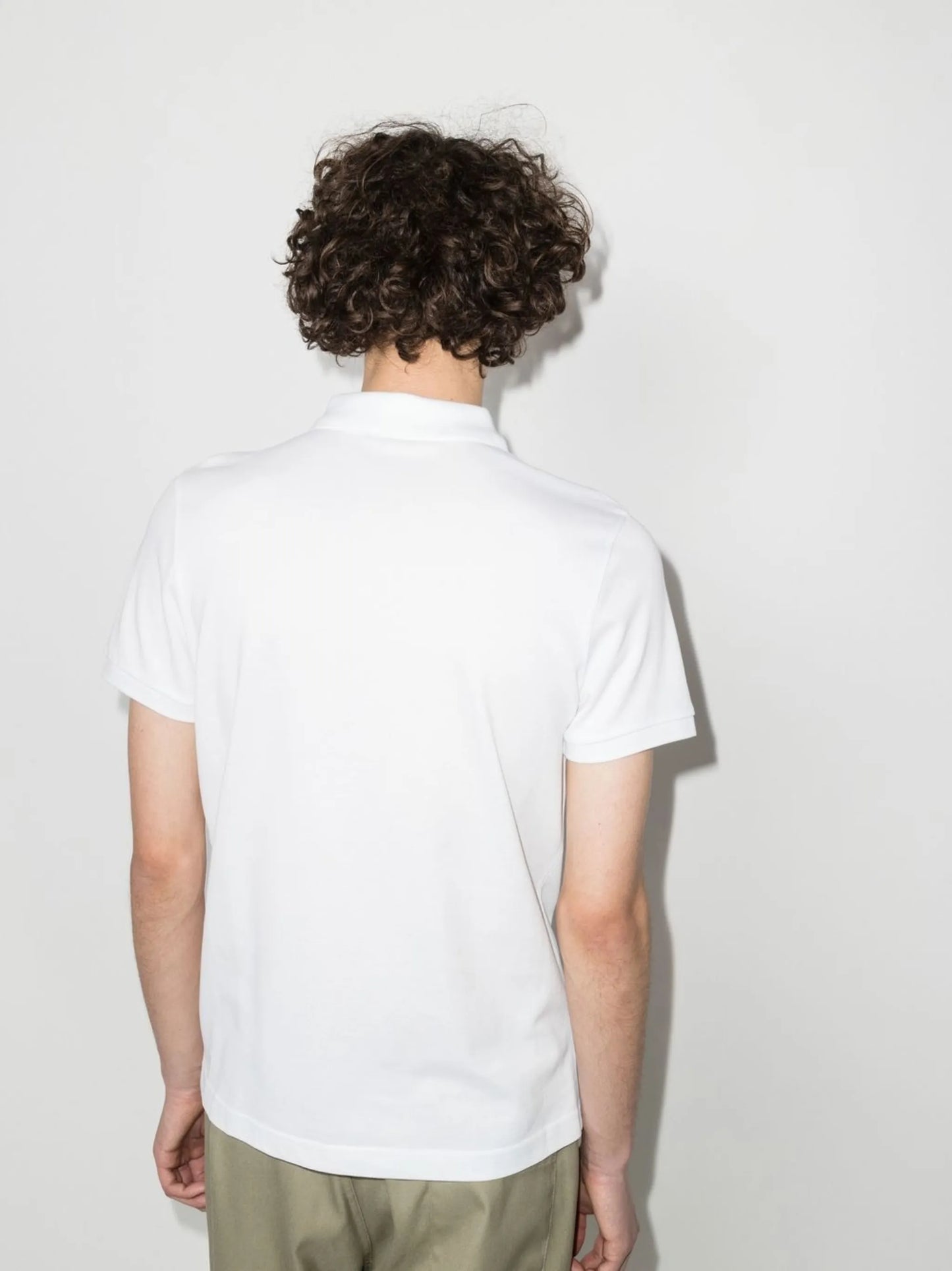 embroidered-logo polo shirt