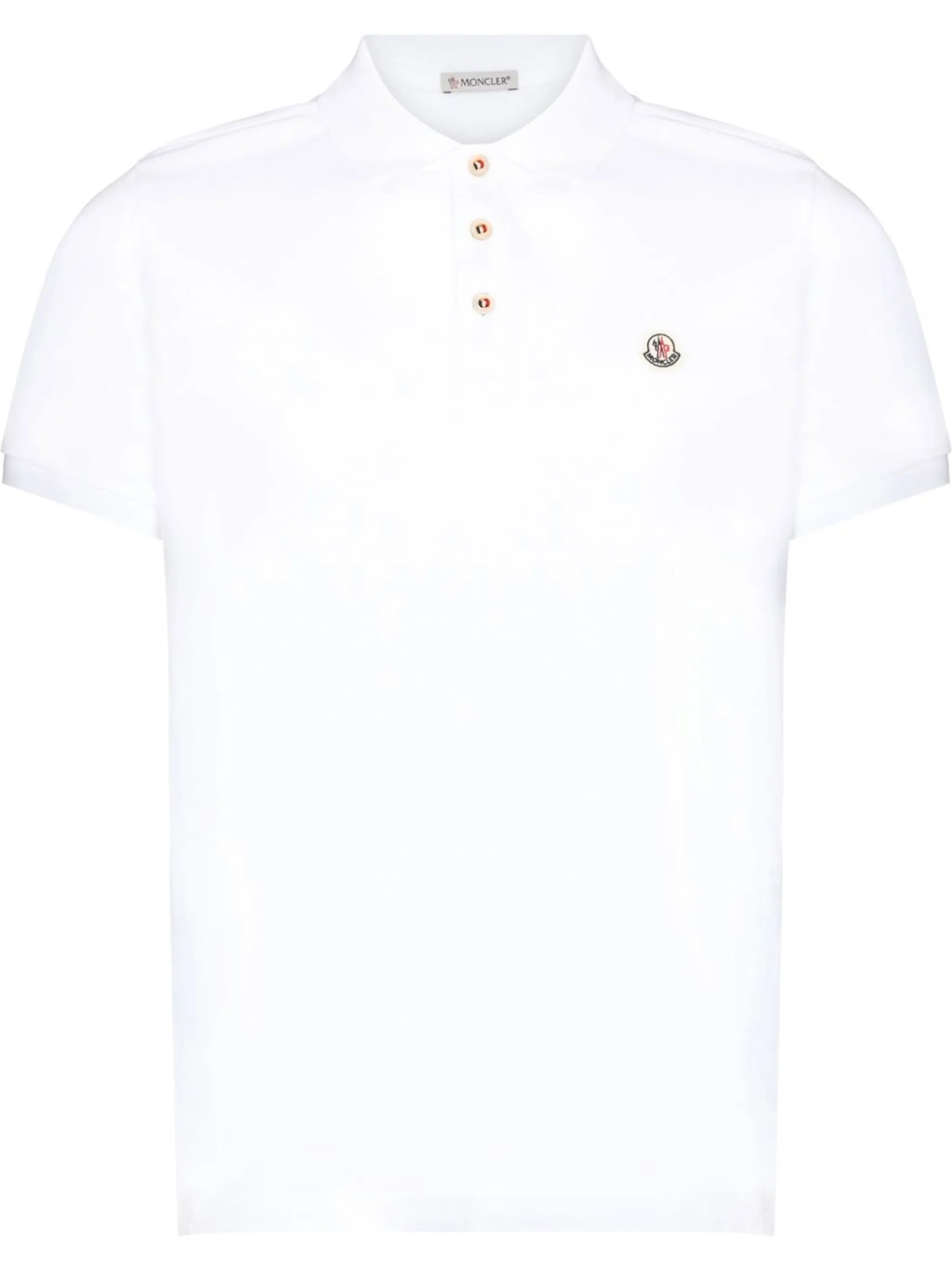 embroidered-logo polo shirt