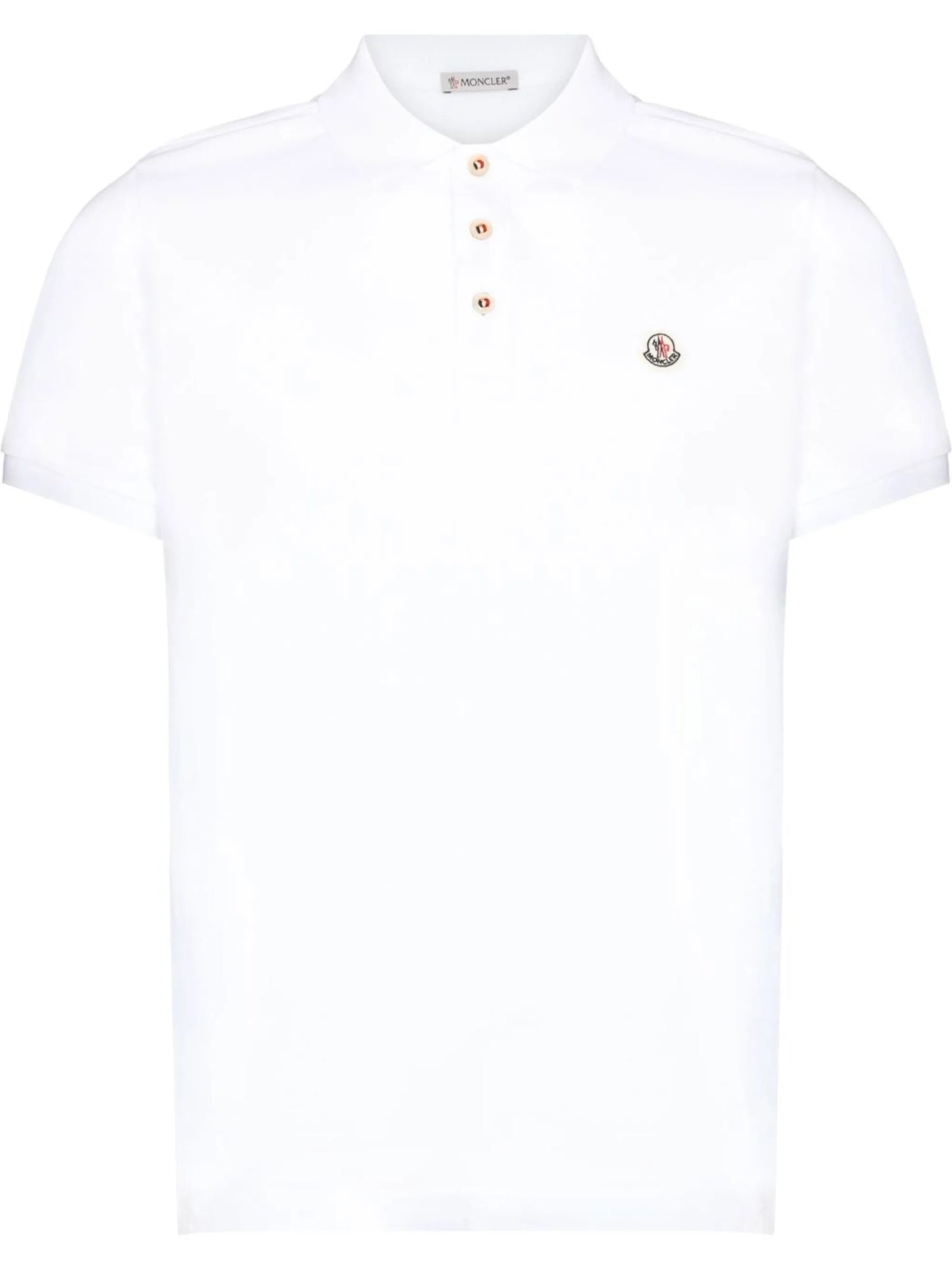embroidered-logo polo shirt