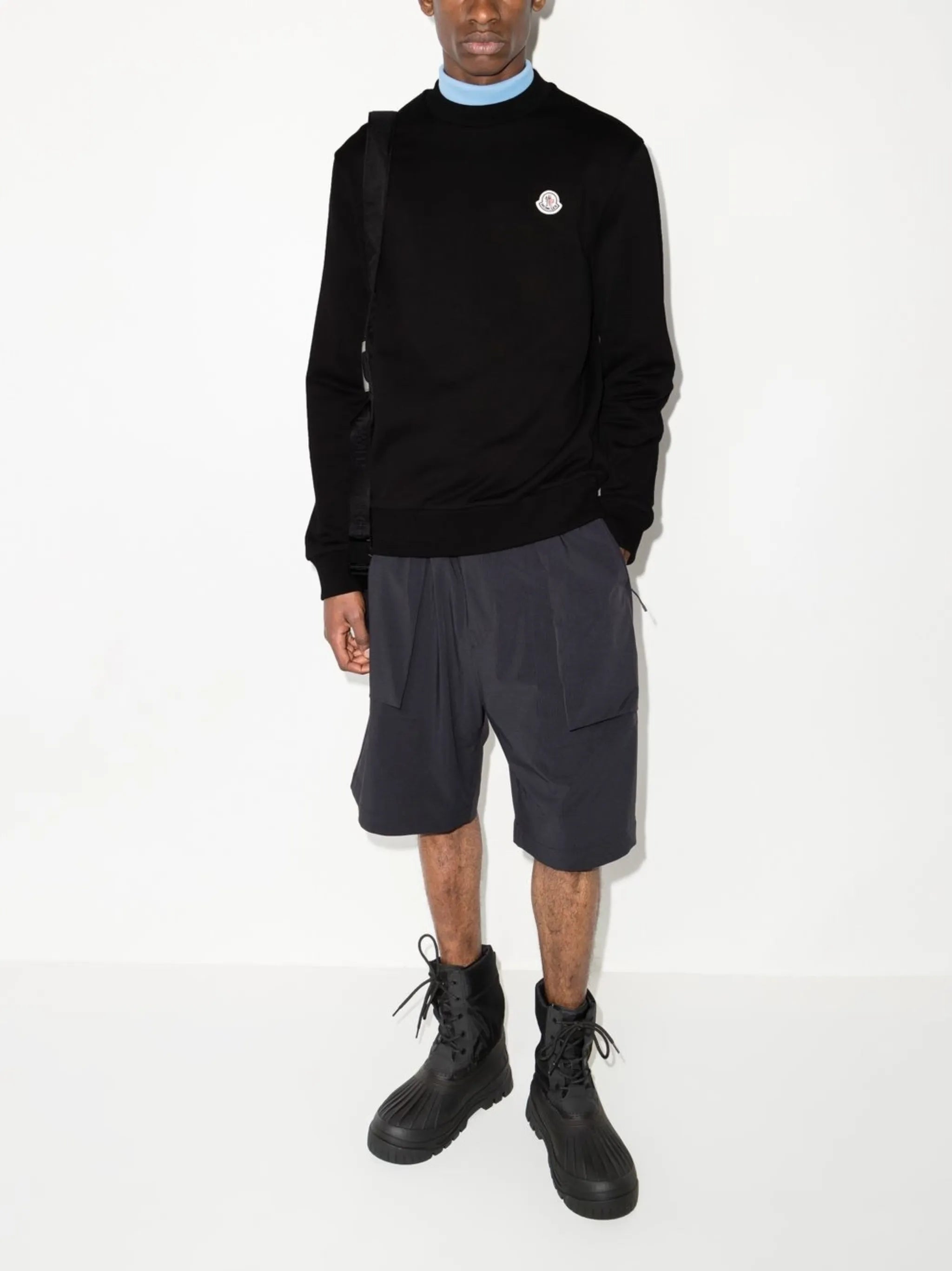 logo patch sweatshirt
