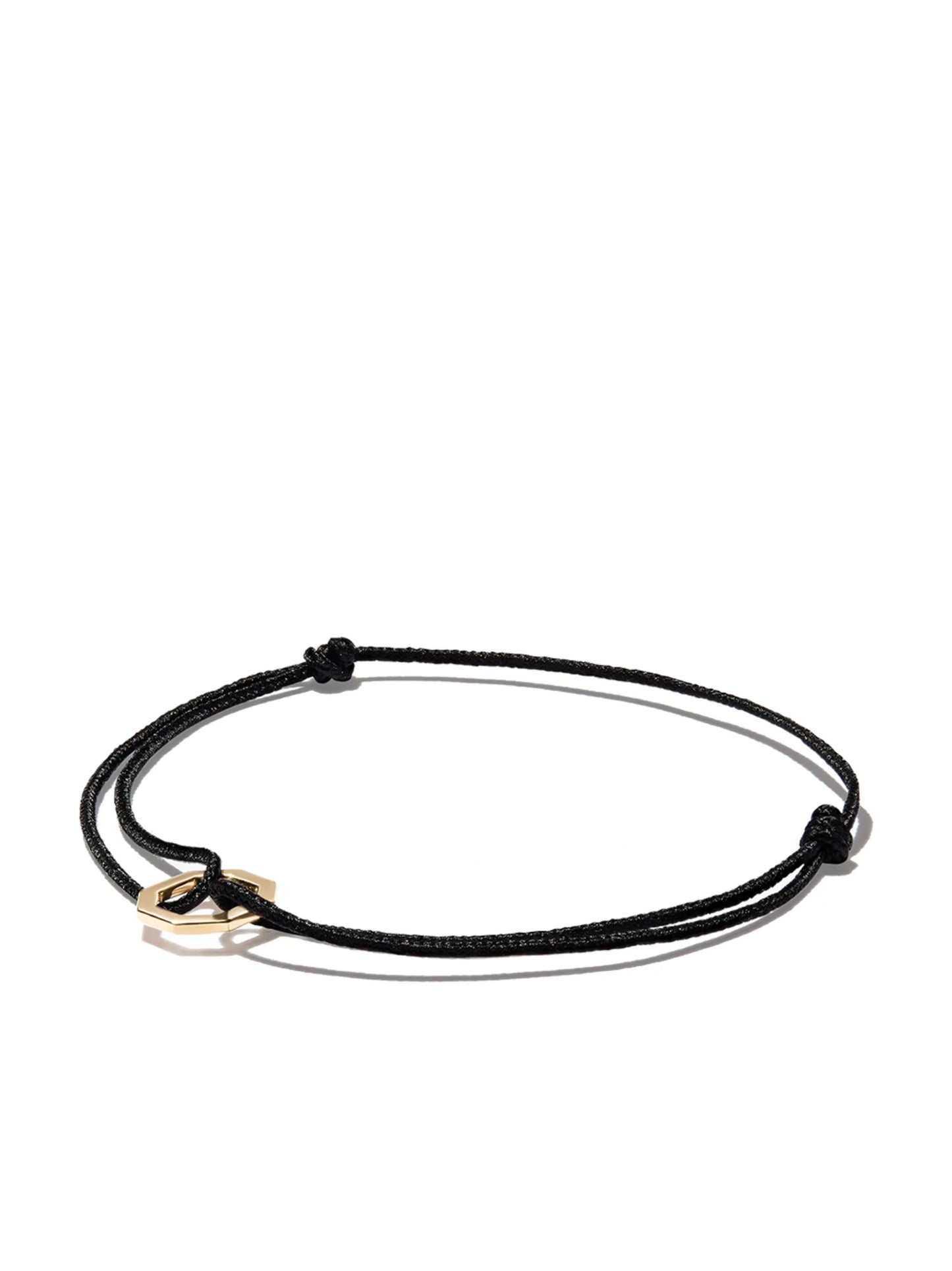 18kt yellow gold octagon charm bracelet