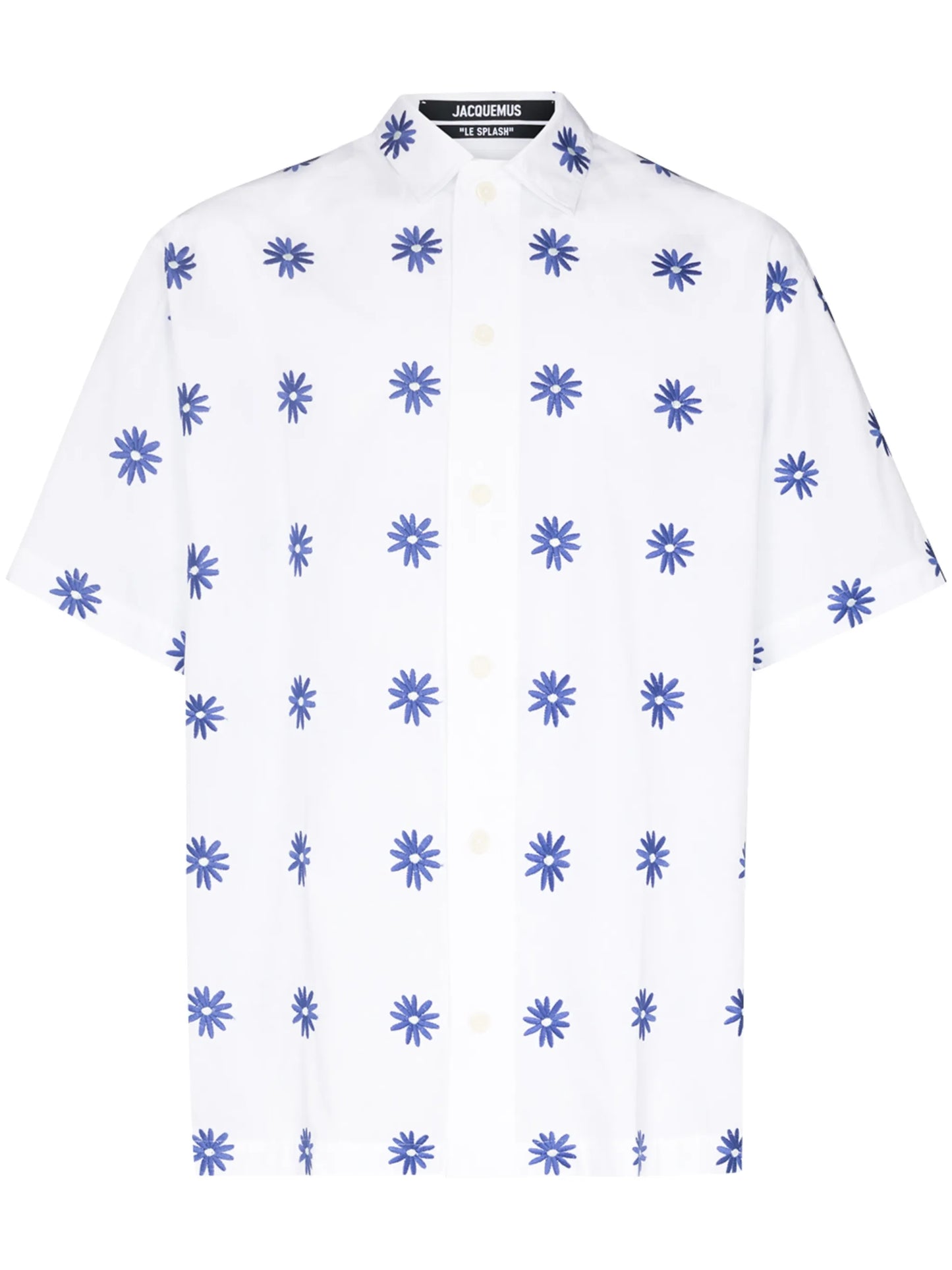 Moisson floral-embroidered shirt