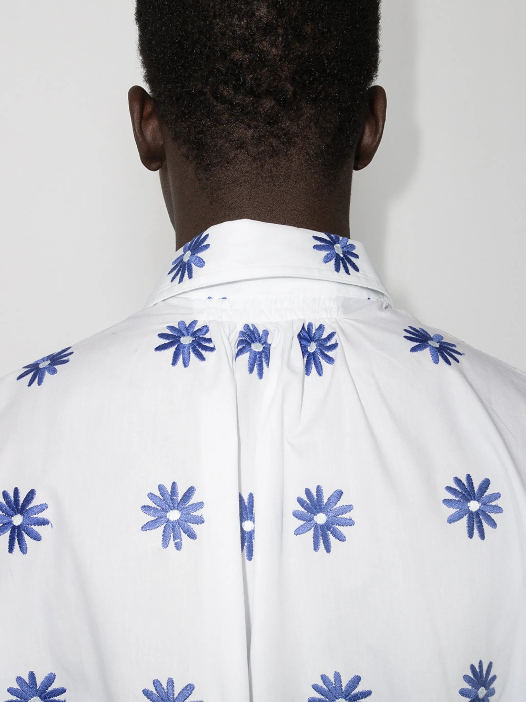 Moisson floral-embroidered shirt