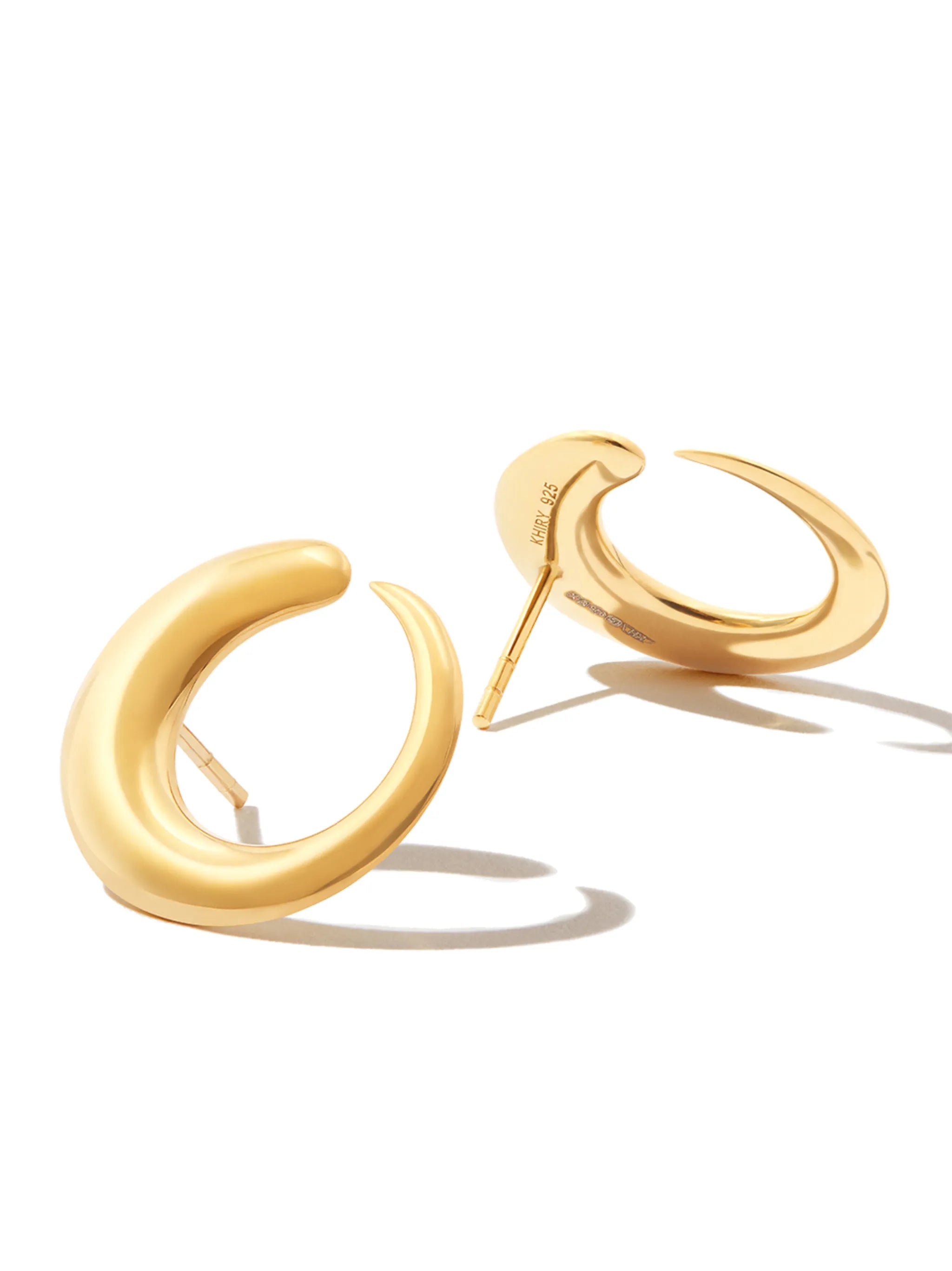 Khartoum circular stud earrings