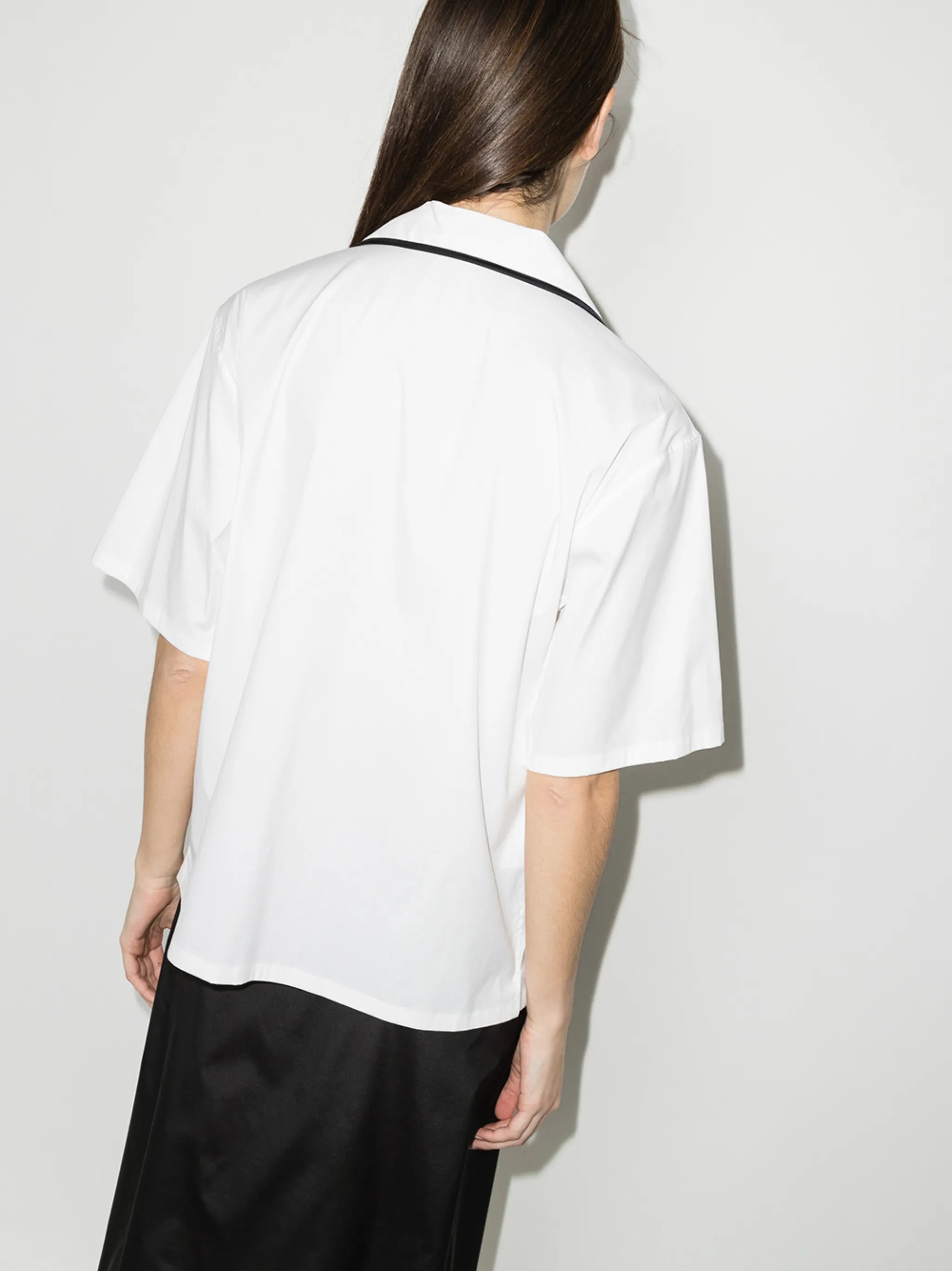 logo-print shirt