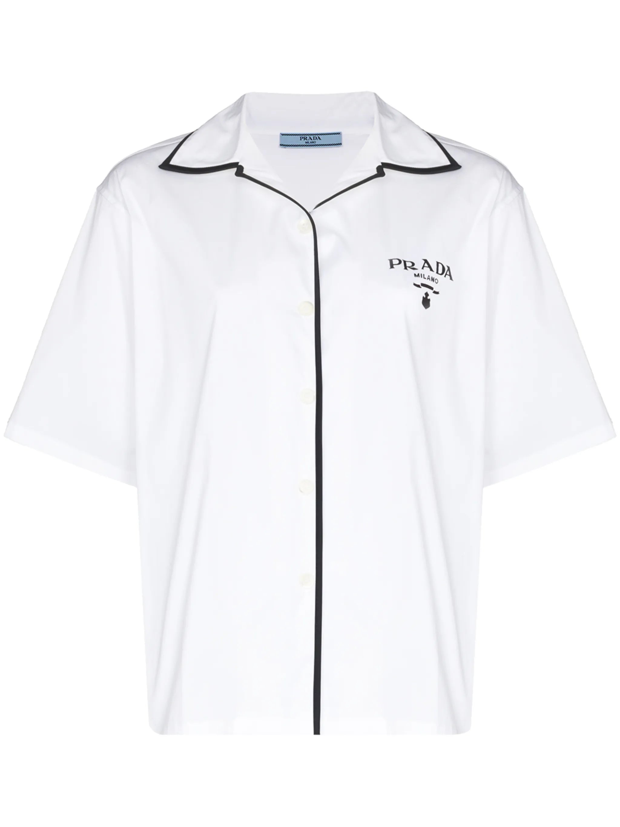 logo-print shirt