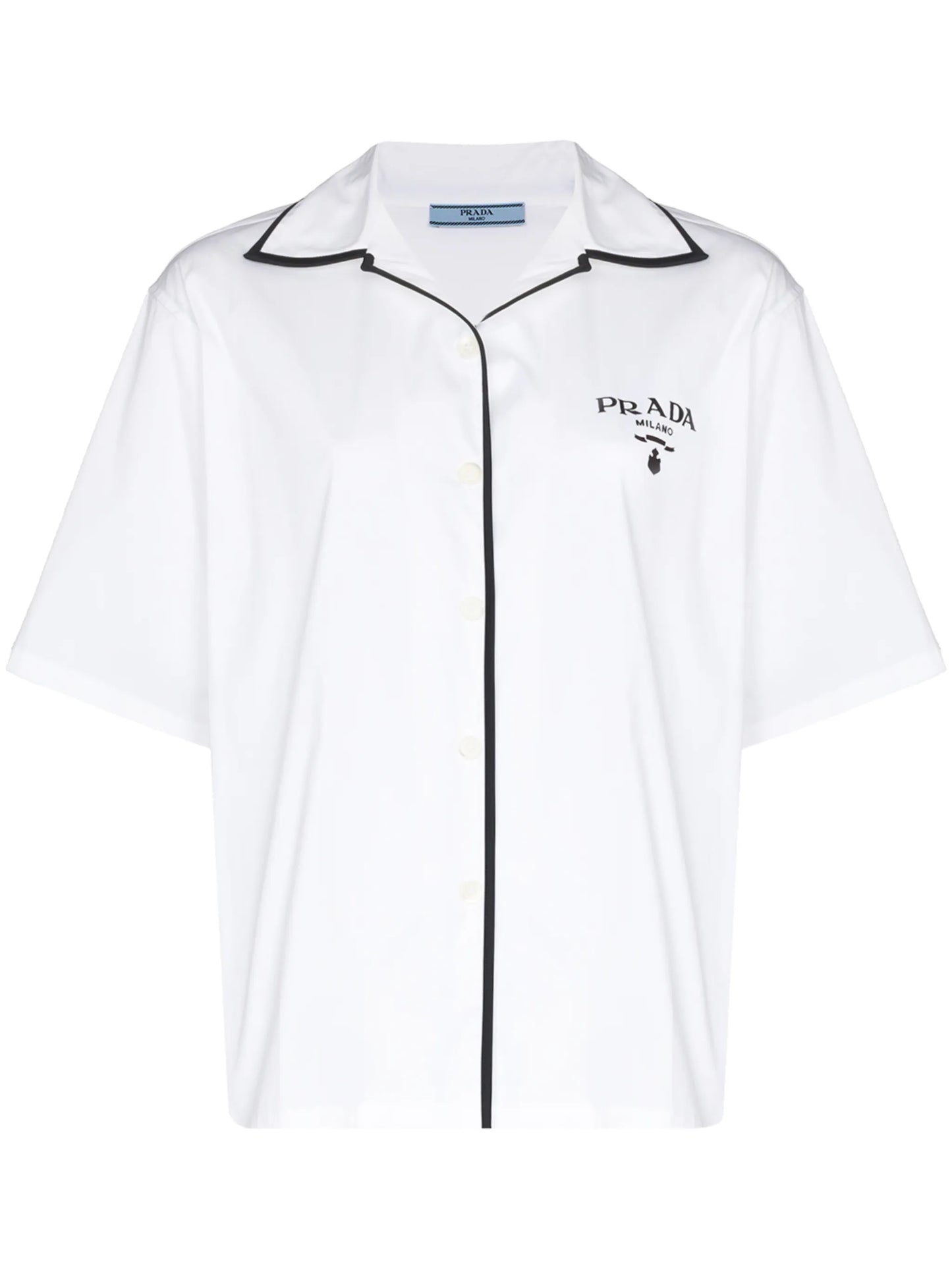 logo-print shirt